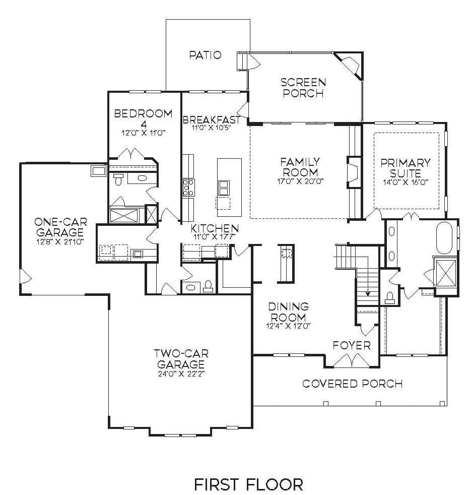 1st Floor.jpg - 8228 Harmony Meadow Way, Youngsville, NC 27596, Youngsville
