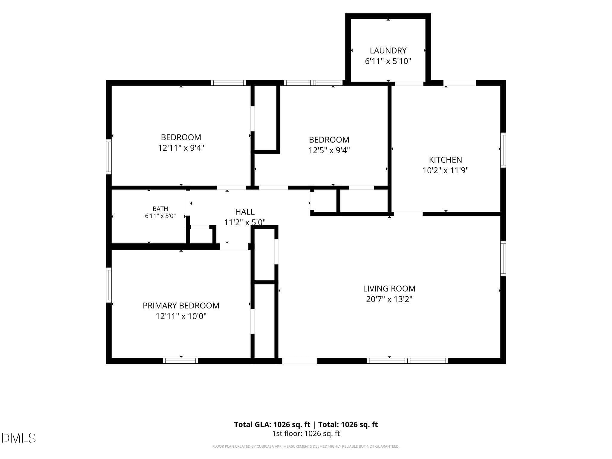 Floor Plan - 307 Elaine Street, Spring Lake, NC 28390, Spring Lake
