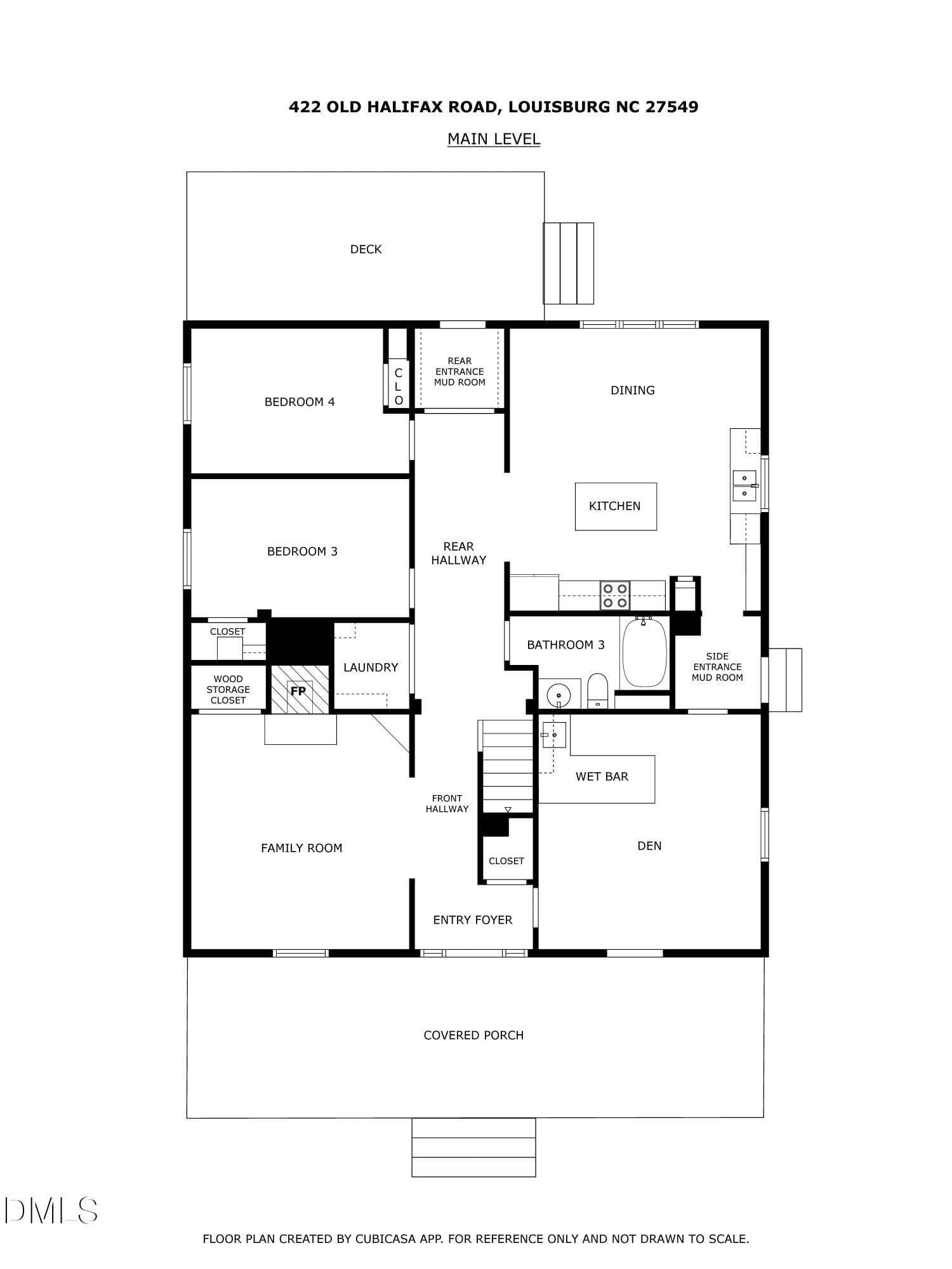 FIRST FLOOR - 422 Old Halifax Road, Louisburg, NC 27549, Louisburg