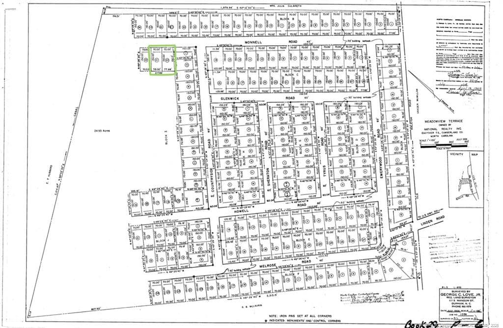plat map - 000 Ridgefield Road, Eastover, NC 28312