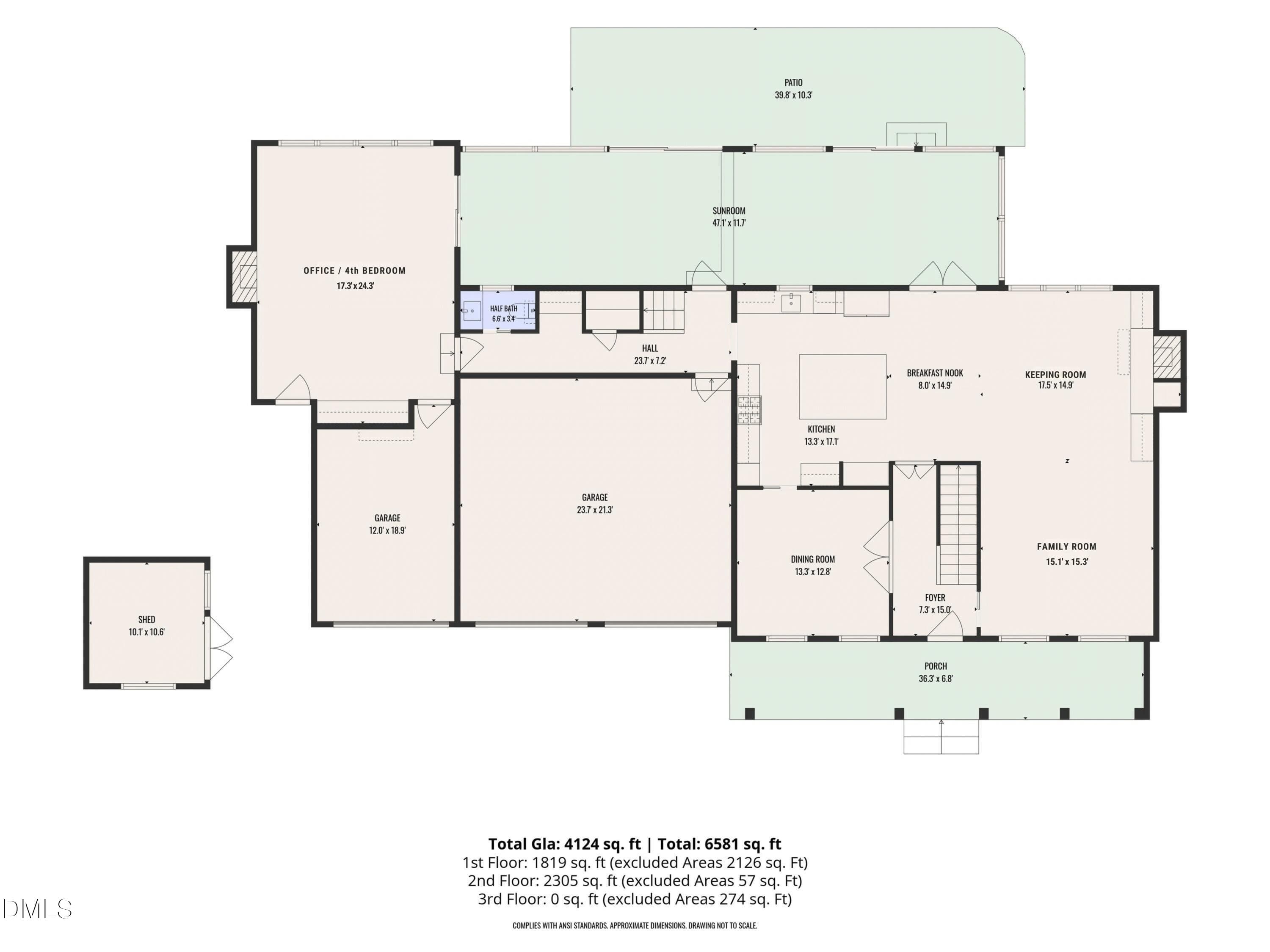 1st Floor - 6504 Prestwick - 6504 Prestwick Place, Fuquay Varina, NC 27526, Fuquay Varina