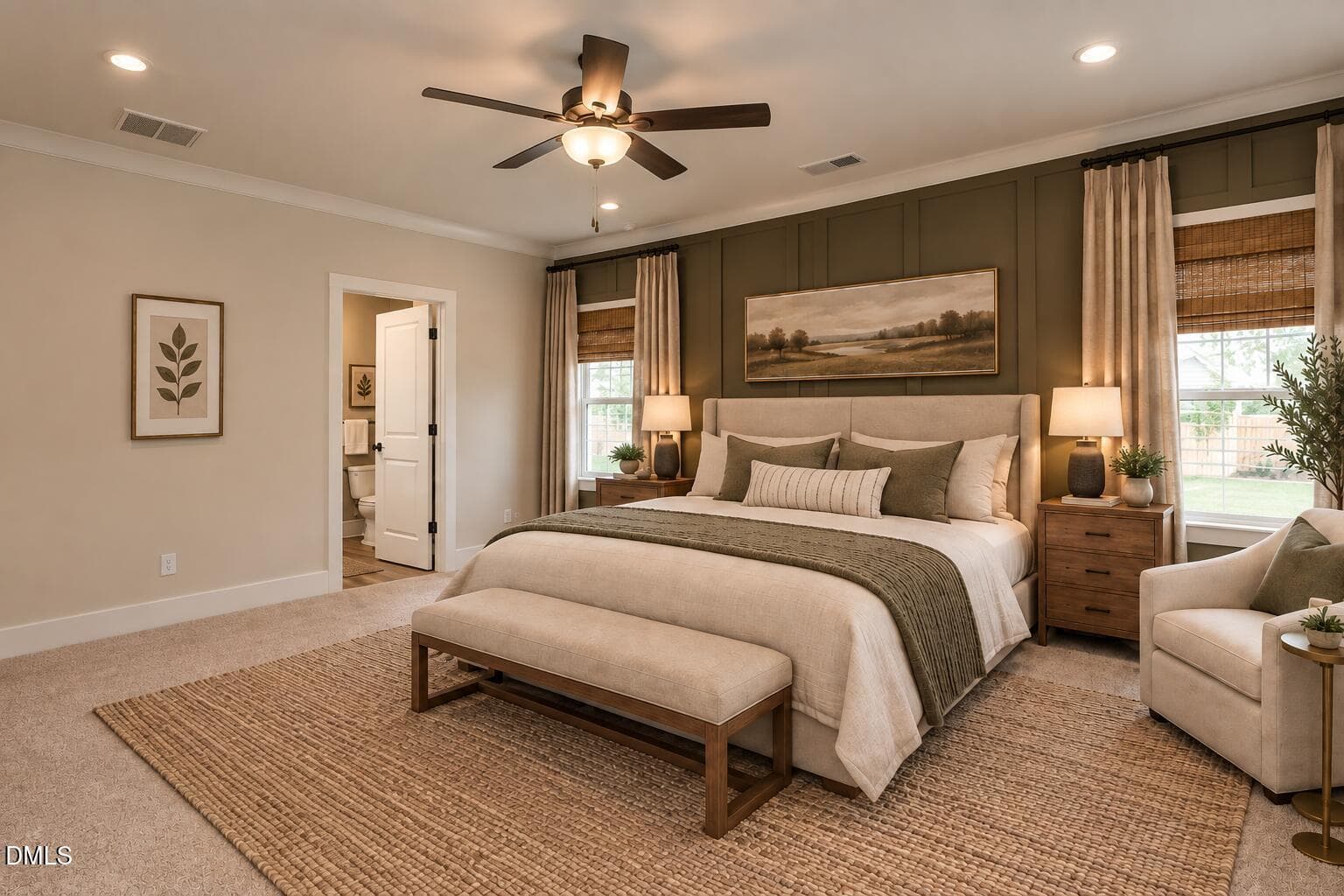Johnson Primary Bedroom - 205 Custer Drive, Mebane, NC 27302