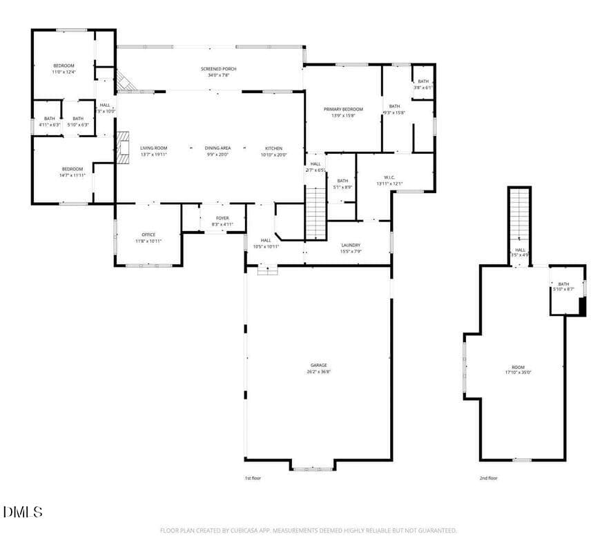 Floor Plans - 35 S Rippling Court, Smithfield, NC 27577