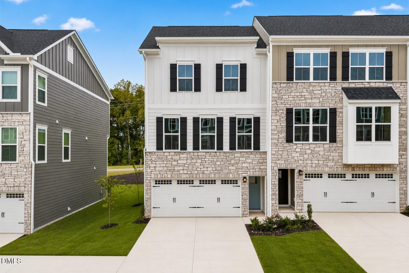 Exterior Elevation - 2342 Stevens Pass Station, Apex, NC 27502