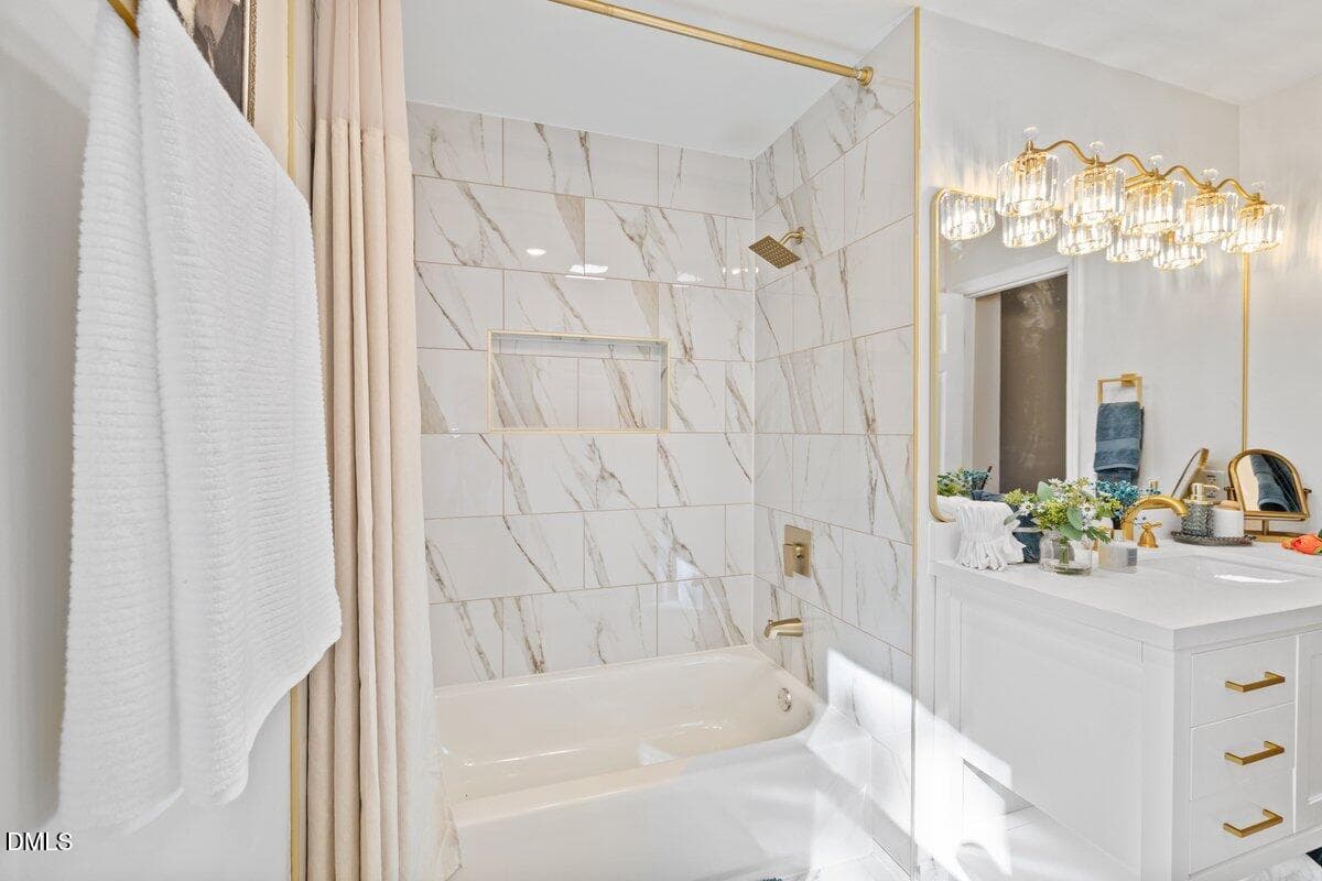 Shared Bathroom - 1002 Apache Lane, Apex, NC 27502