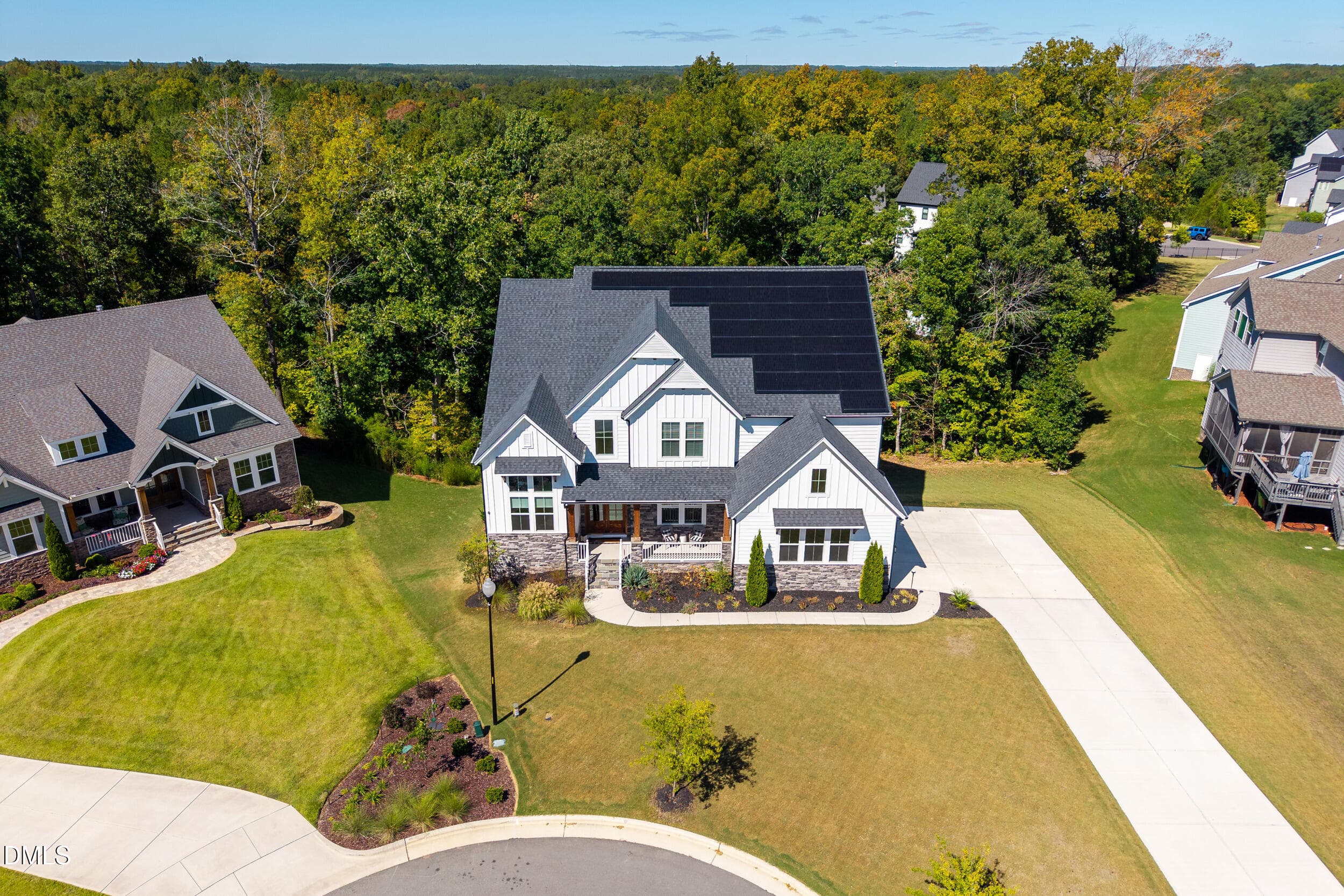 45_45 -104 holly cv ct, drone, exterior - 104 Holly Cv Court, Holly Springs, NC 27540