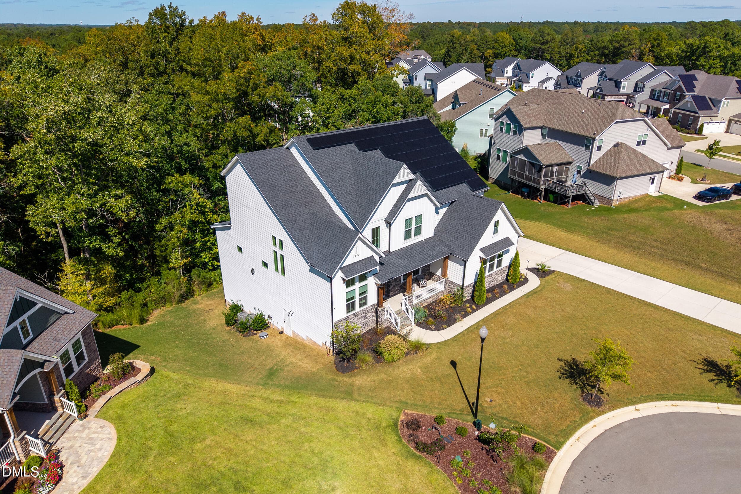 45_46 -104 holly cv ct, drone, exterior - 104 Holly Cv Court, Holly Springs, NC 27540