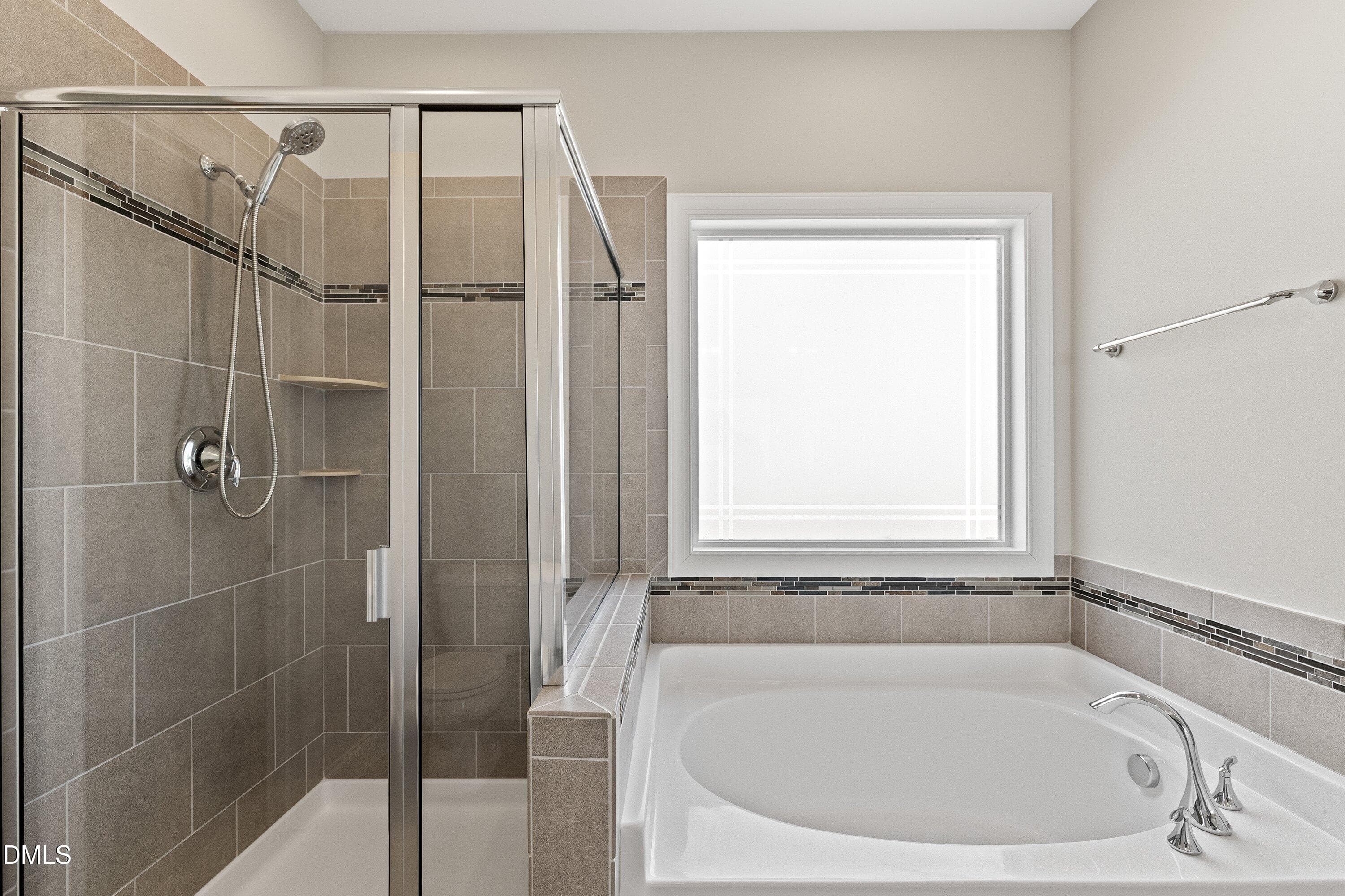Walkin shower-separate tub - 3912 Freemark Lane, Fuquay Varina, NC 27526