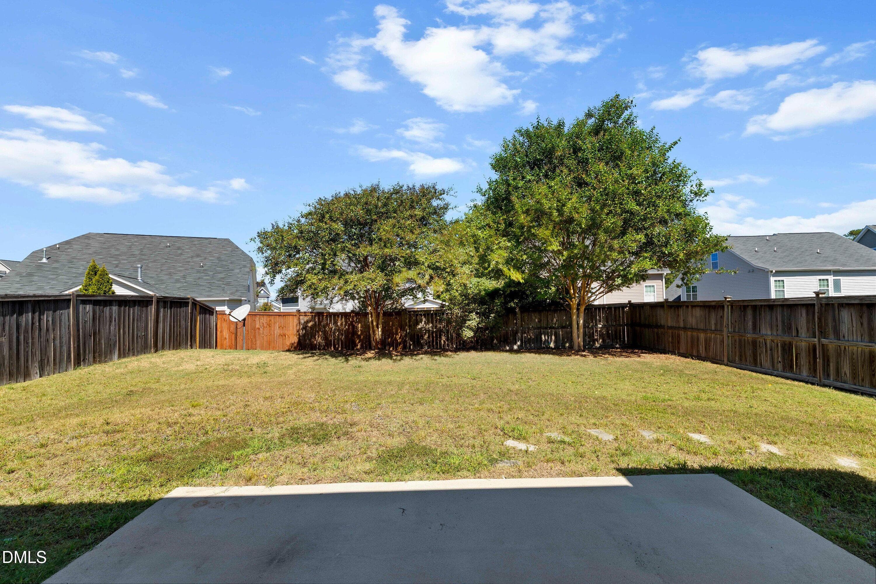 Patio-fenced Yard - 3912 Freemark Lane, Fuquay Varina, NC 27526