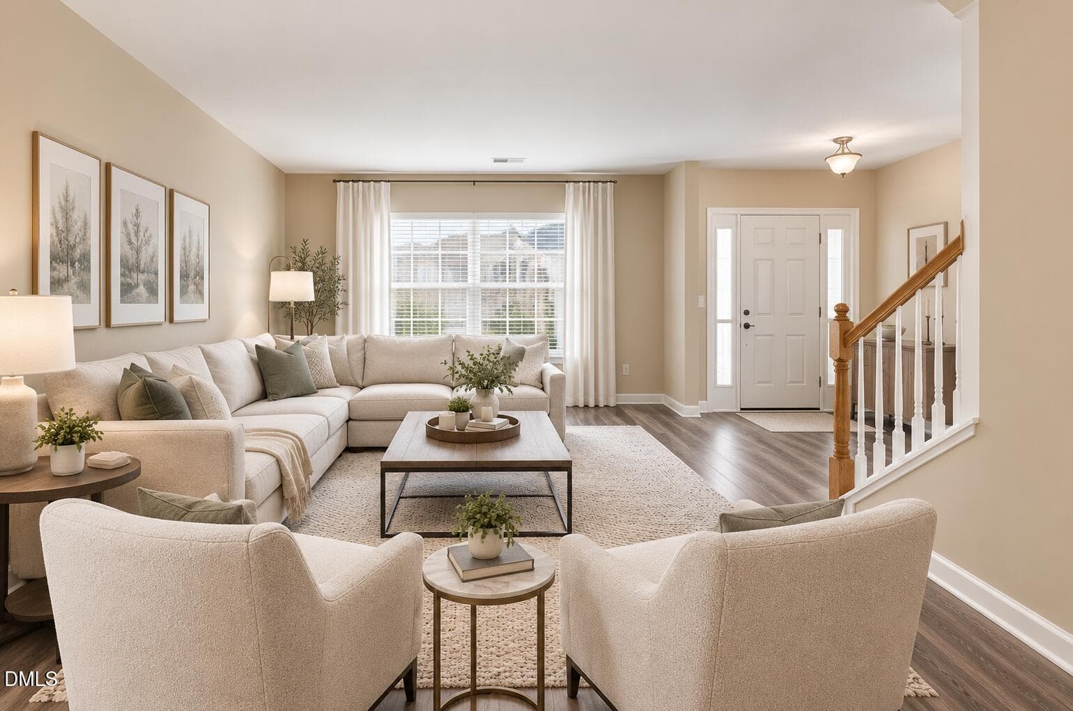VIRTUALLY STAGED Family Rm - 1237 Legacy Greene Avenue, Wake Forest, NC 27587