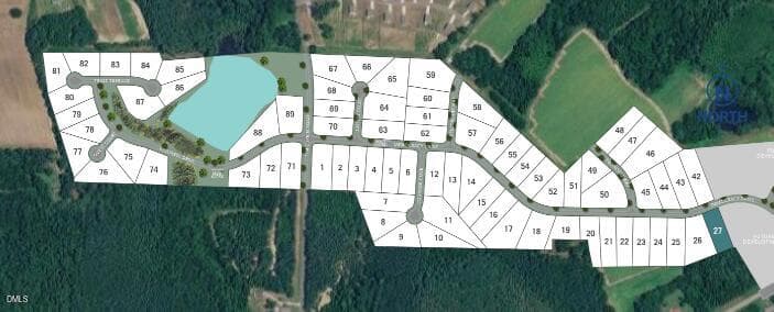 Site Plain Map - 110 Sea Palm Court, Lillington, NC 27546