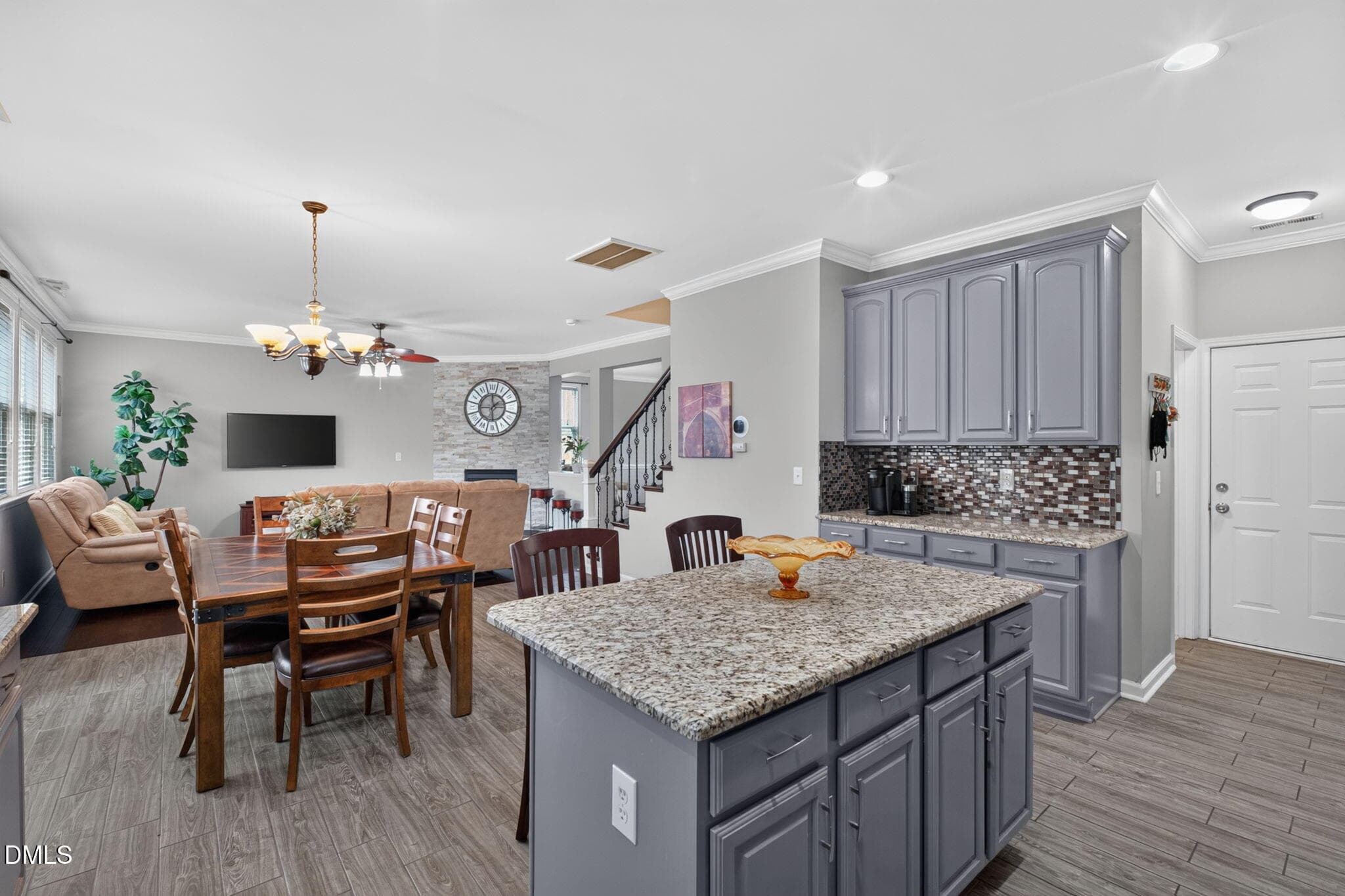 full kitchen/family room - 6319 Quitman Trail, Raleigh, NC 27610