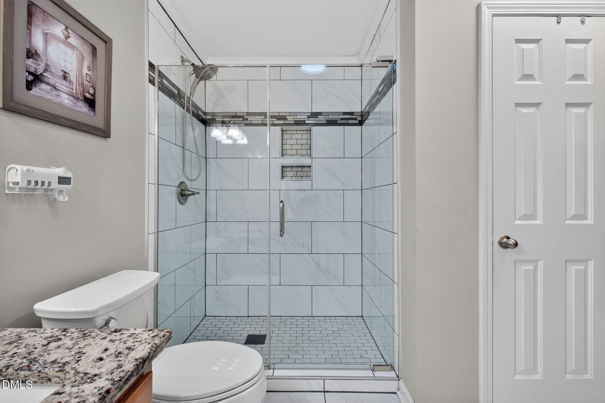 primary custom shower - 6319 Quitman Trail, Raleigh, NC 27610