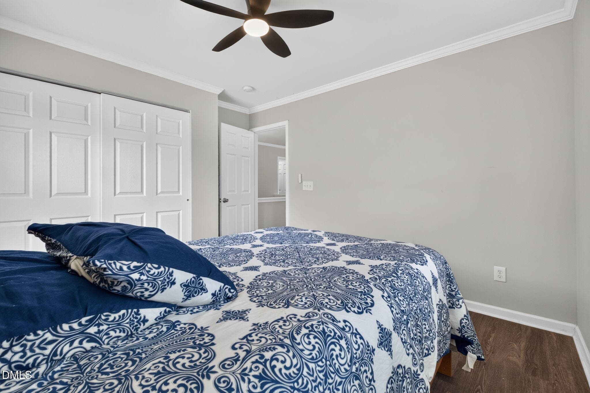 bedroom 2 ceiling fan - 6319 Quitman Trail, Raleigh, NC 27610