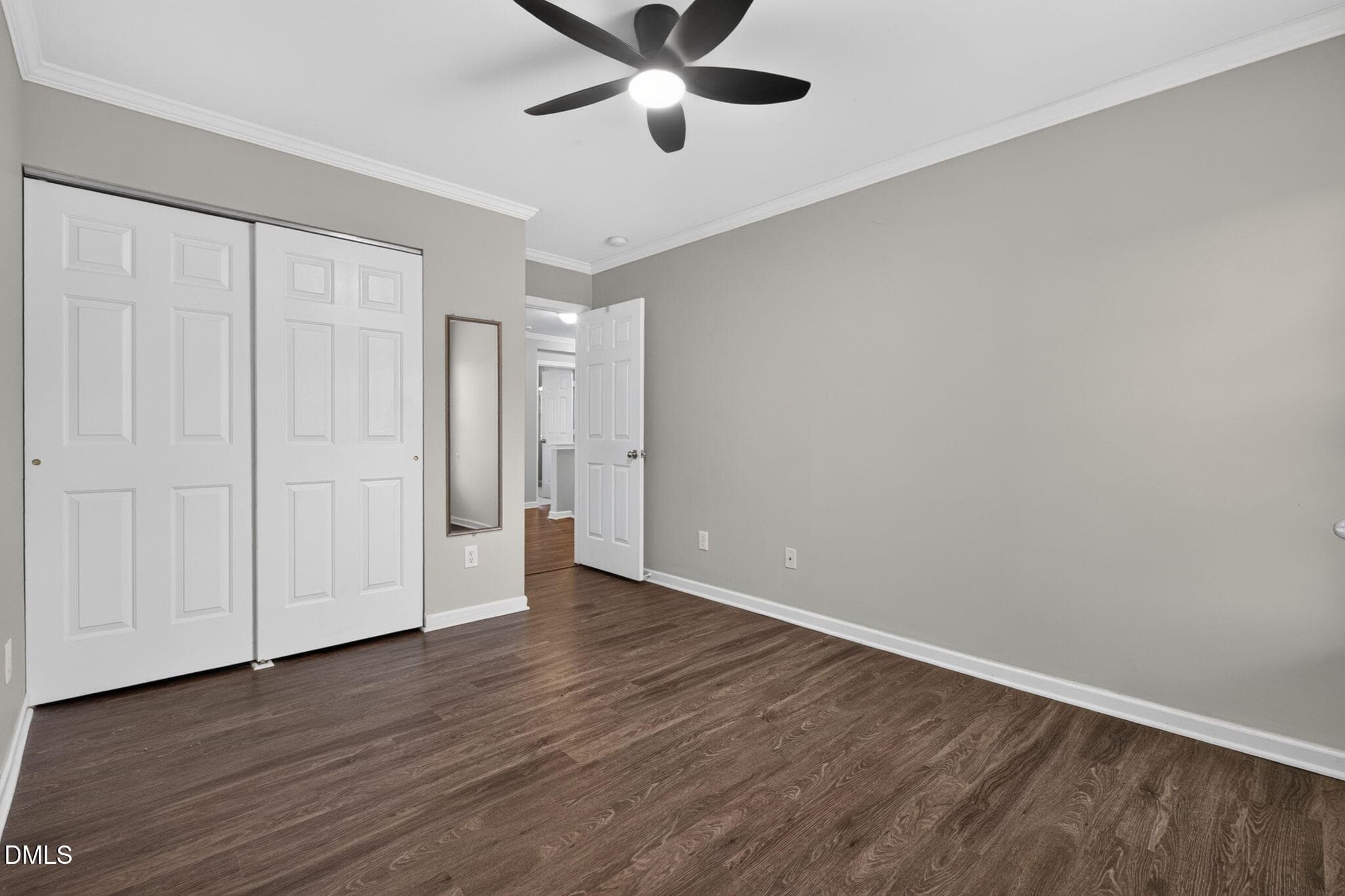 bedroom w/ ceiling fan - 6319 Quitman Trail, Raleigh, NC 27610