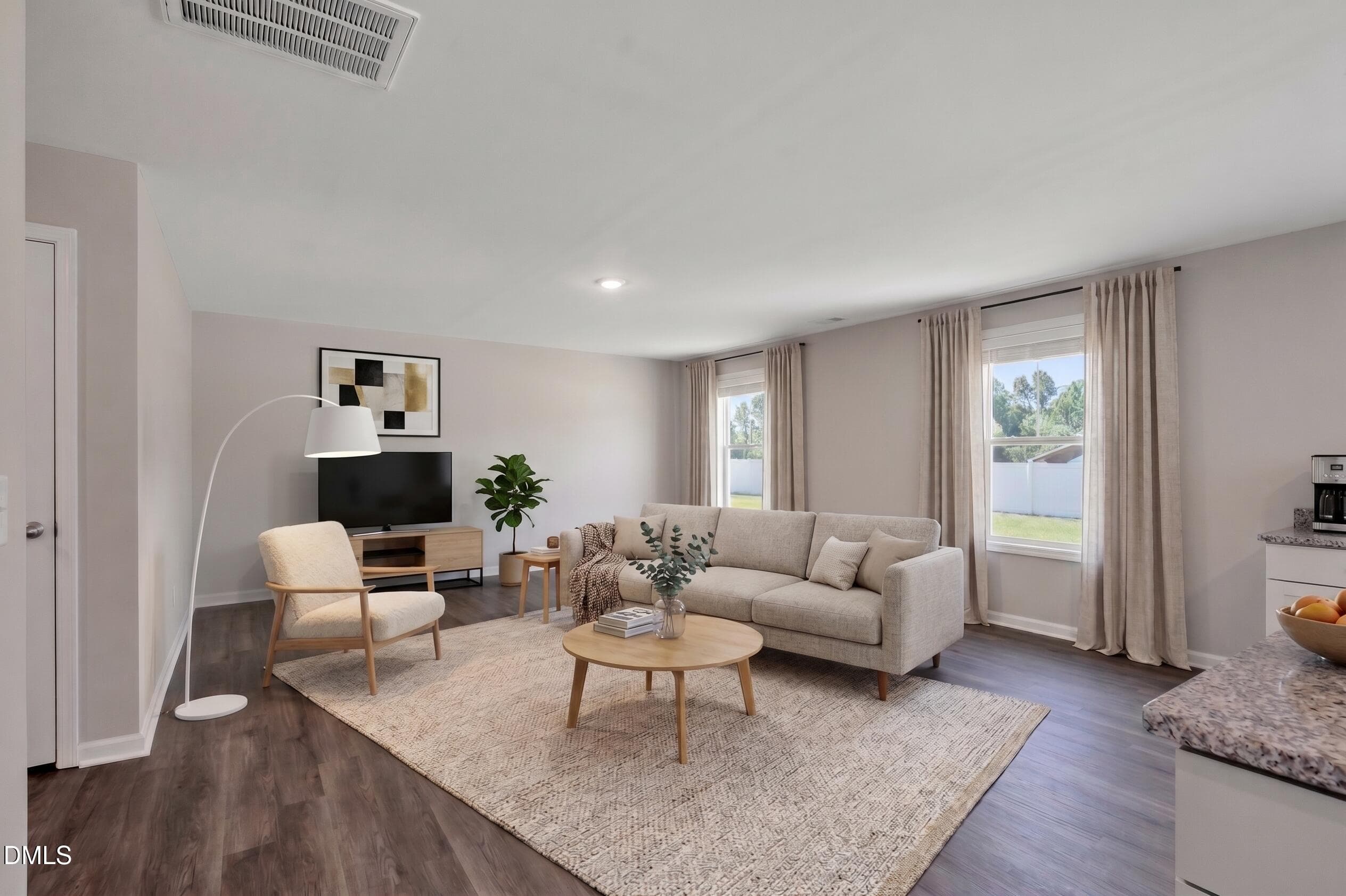 Living Room - 25 W Emily Gardens Drive, Selma, NC 27576