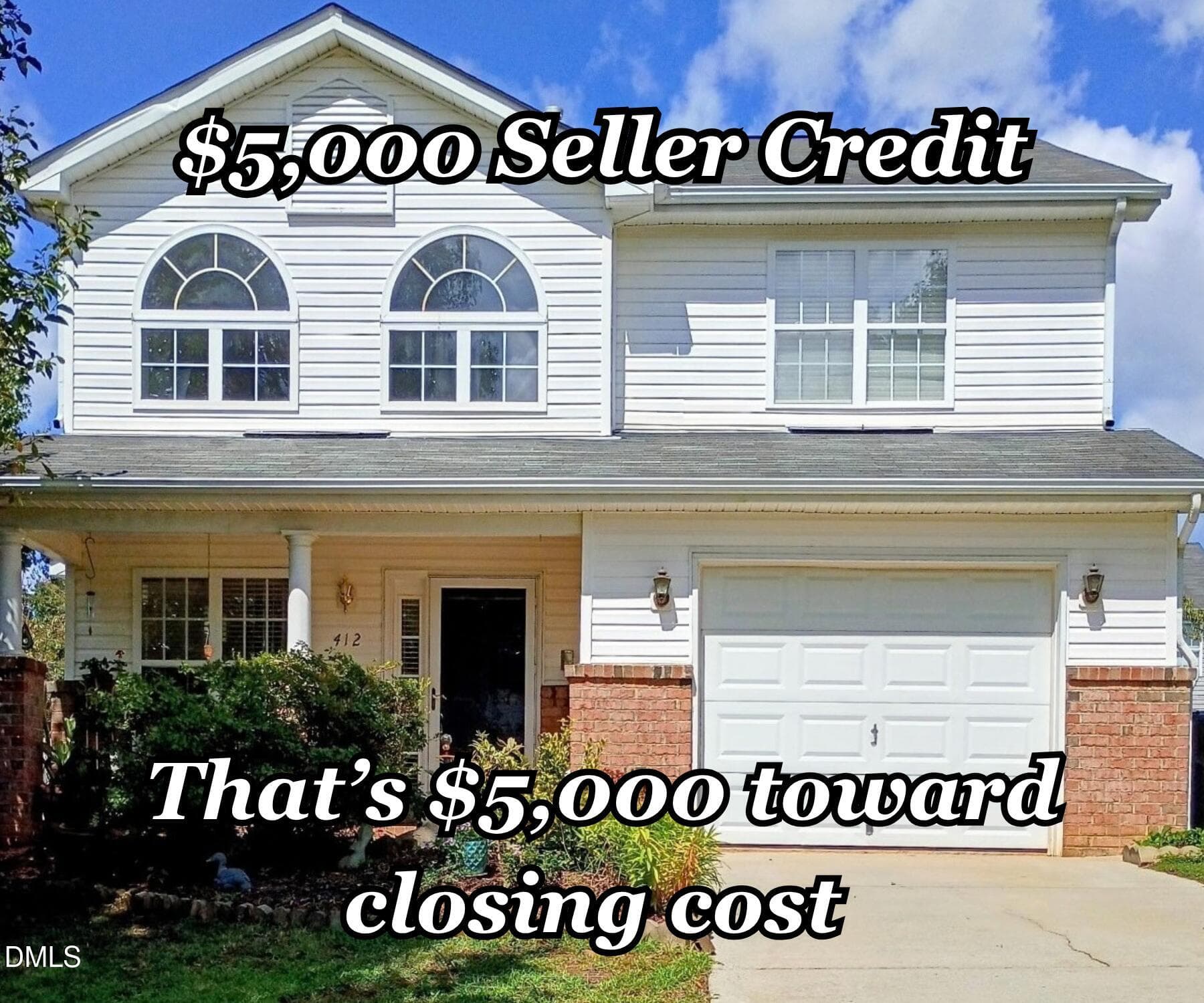 $5,000 Seller Credit - 412 Sunland Drive Drive, Mebane, NC 27302