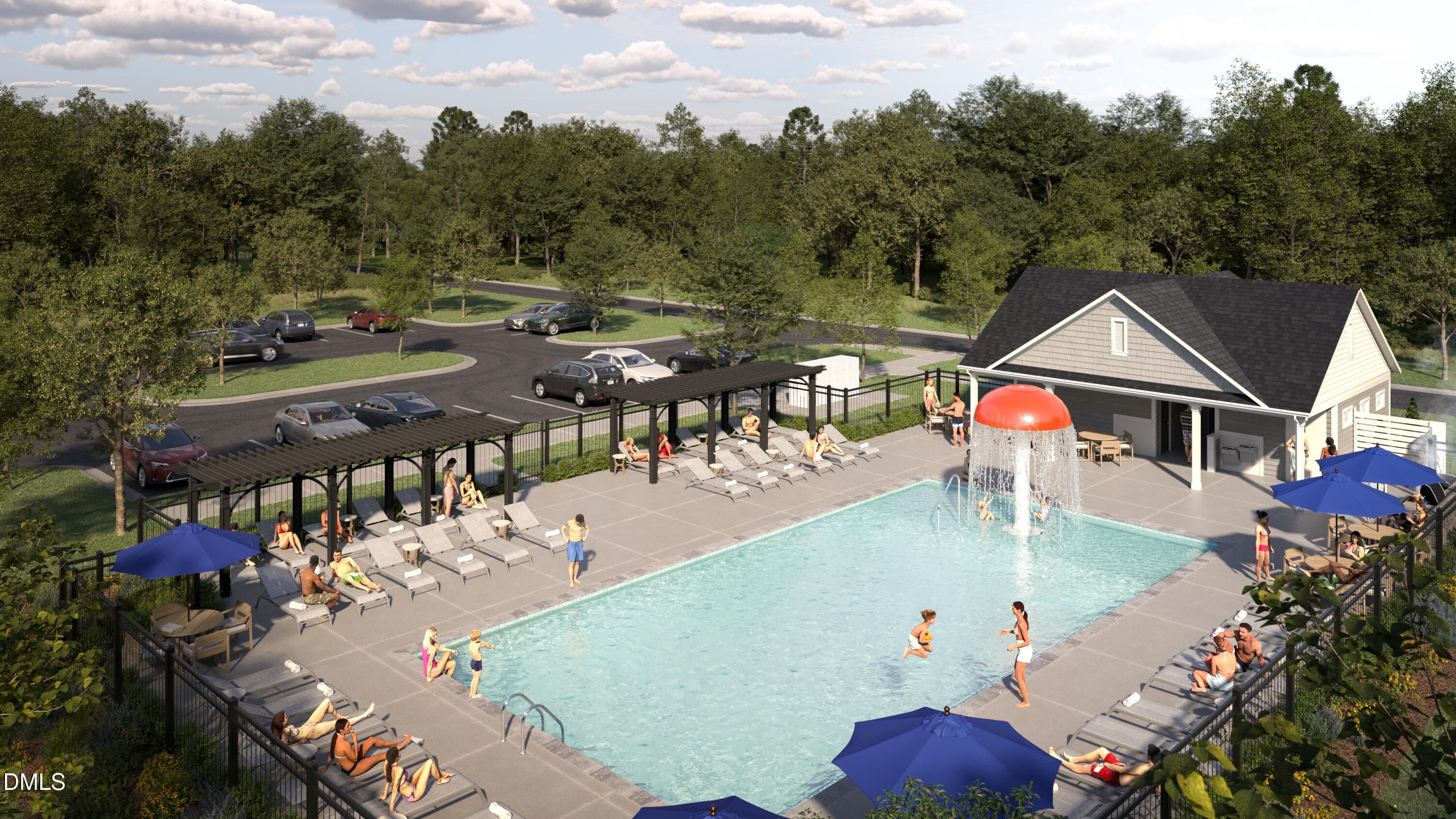 SUN_GoldenTrace_Rend_Amenity_Pool_1of2 - 276 Golden Trace Drive, Garner, NC 27529