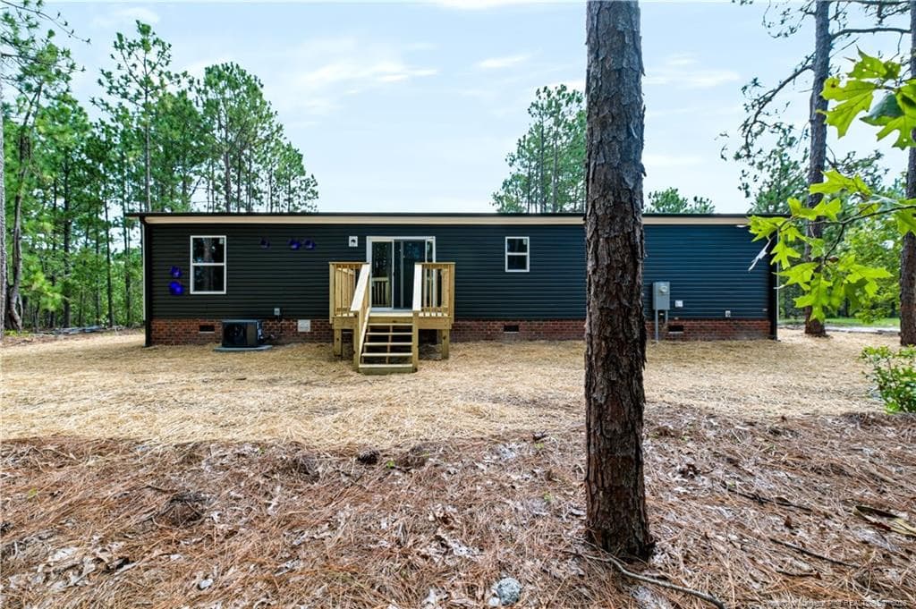 Rear of Home - 350 Lakeview Lane, Cameron, NC 28326, Cameron