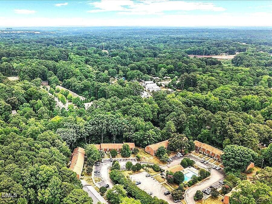 Aerial View - 4703 Blue Bird Court F, Raleigh, NC 27606, Raleigh