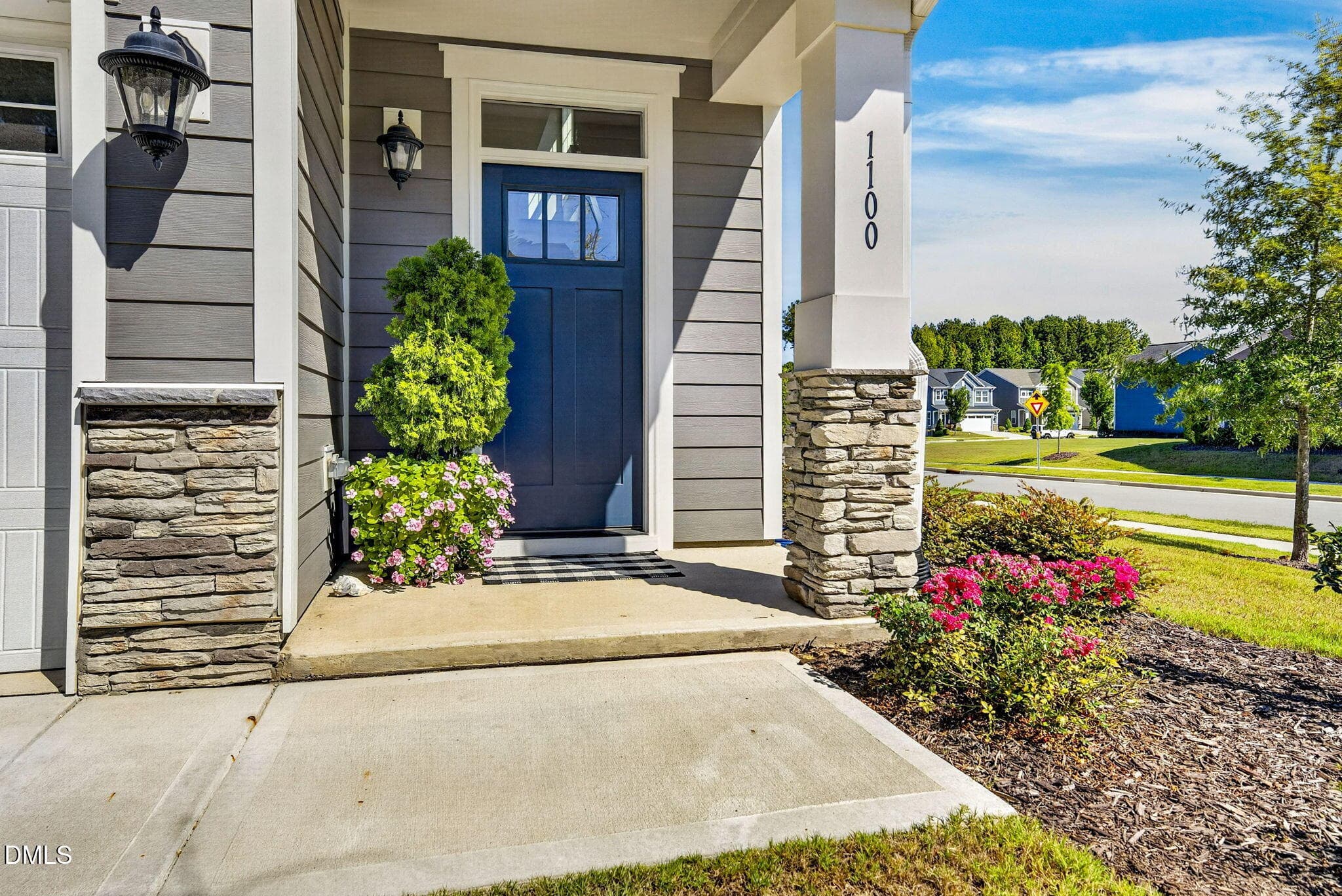 Craftsman Style Front Door - 1100 Greatland Road, Durham, NC 27703