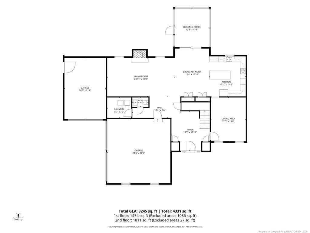 Floorplan - 255 Gwendolyn Way, Fuquay Varina, NC 27526