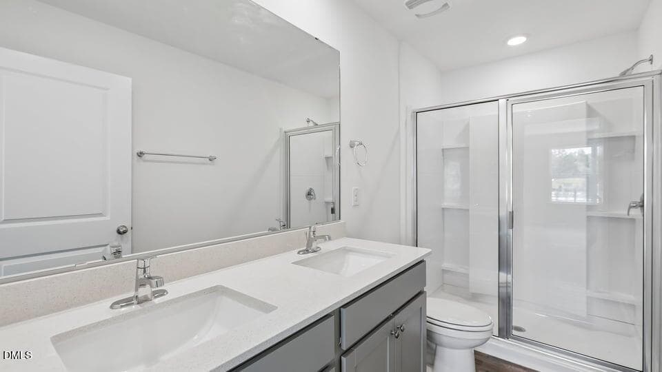 PRIMARY SUITE BATHROOM - 504 Cherry Laurel Drive, Sanford, NC 27332