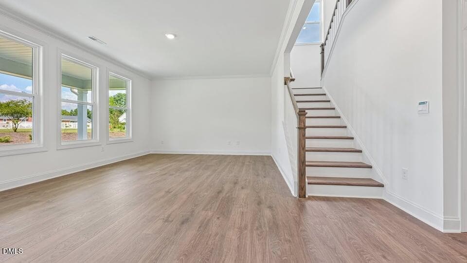 FAMILY ROOM & STAIRWELL - 18 Greenwillow Drive, Fuquay Varina, NC 27526