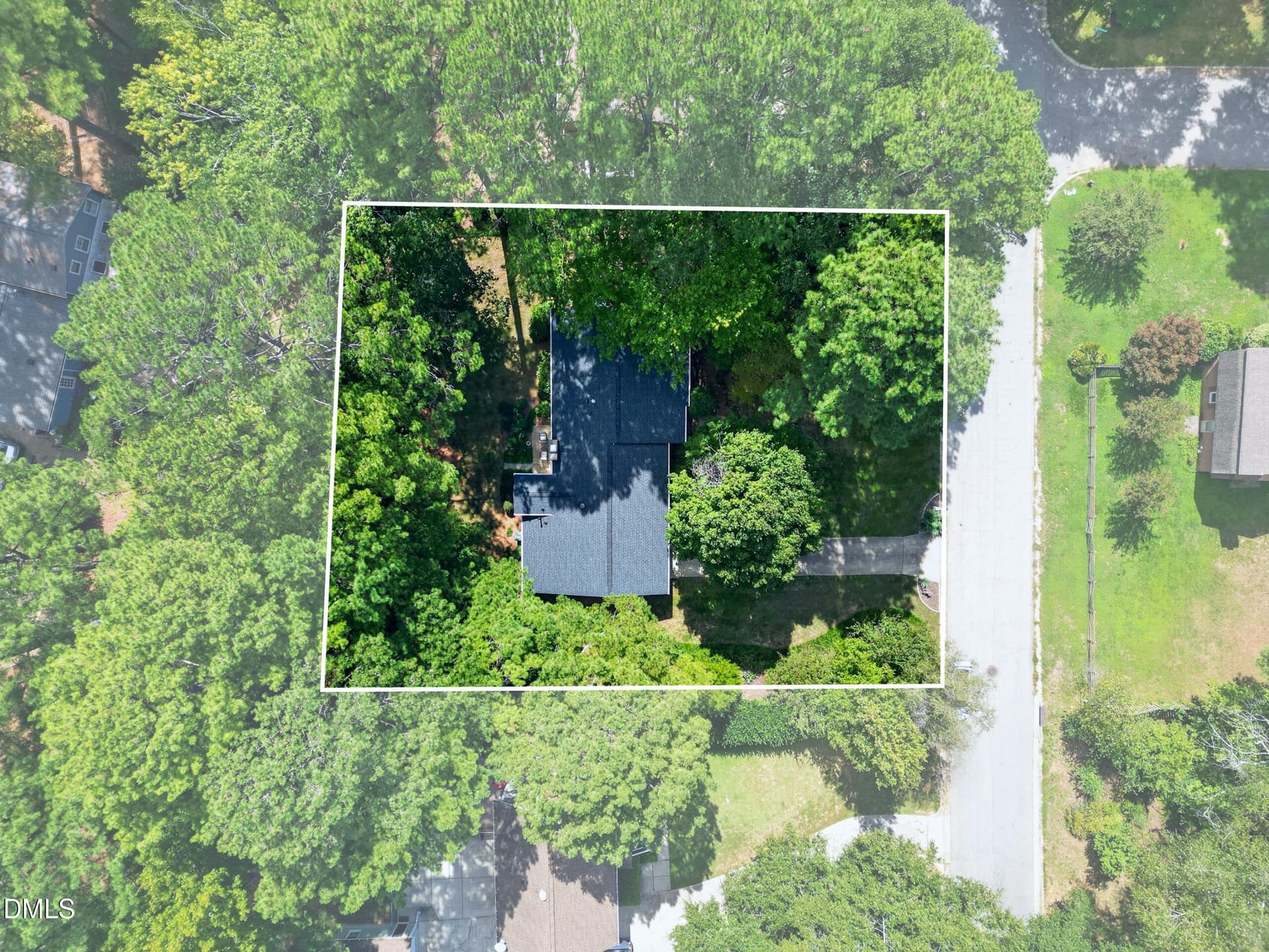 Aerial View - 1120 Balmoral Drive, Cary, NC 27511