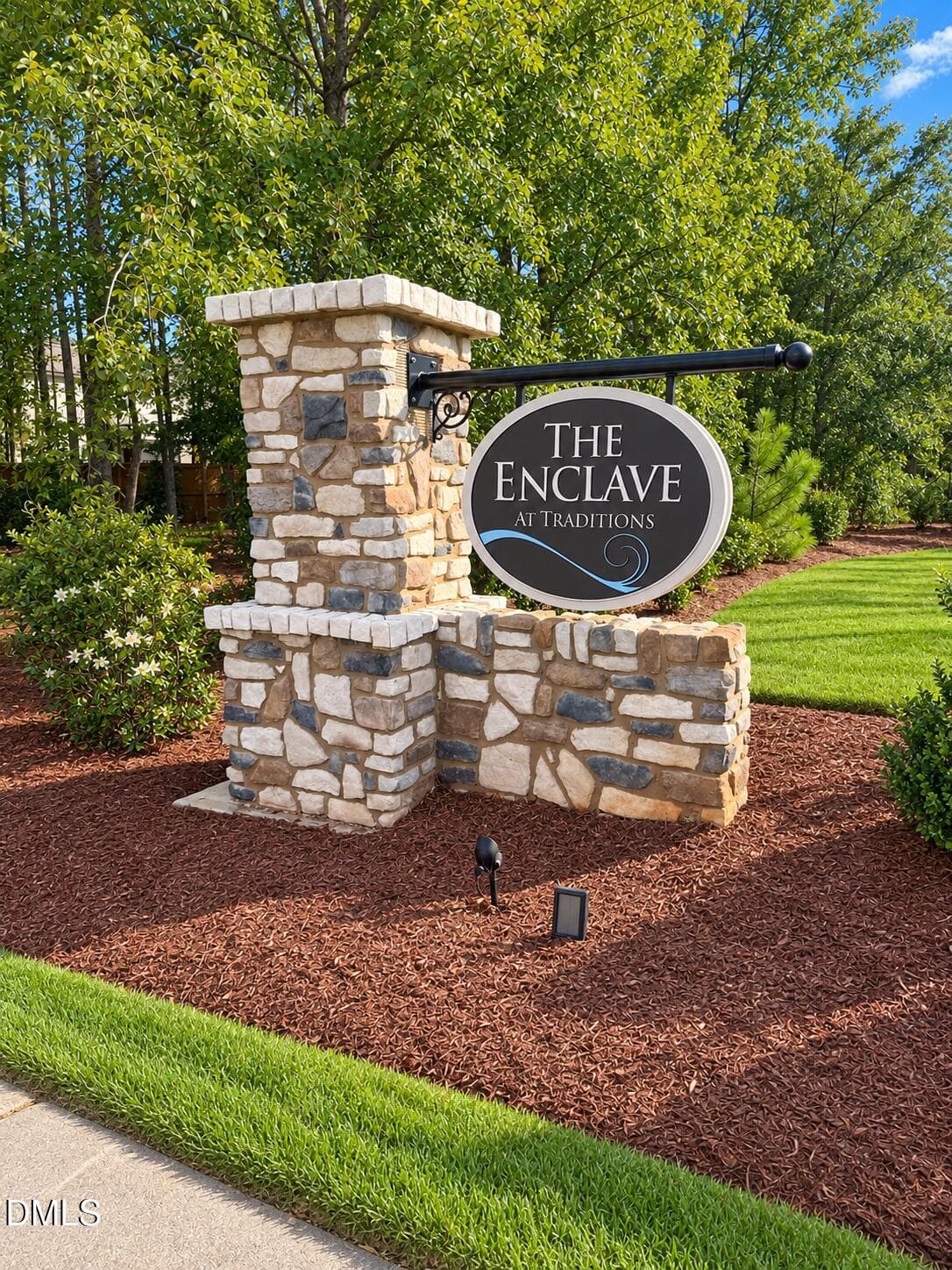 Entry Monument - Professional Retouch - 520 Traditions Grande Boulevard, Wake Forest, NC 27587