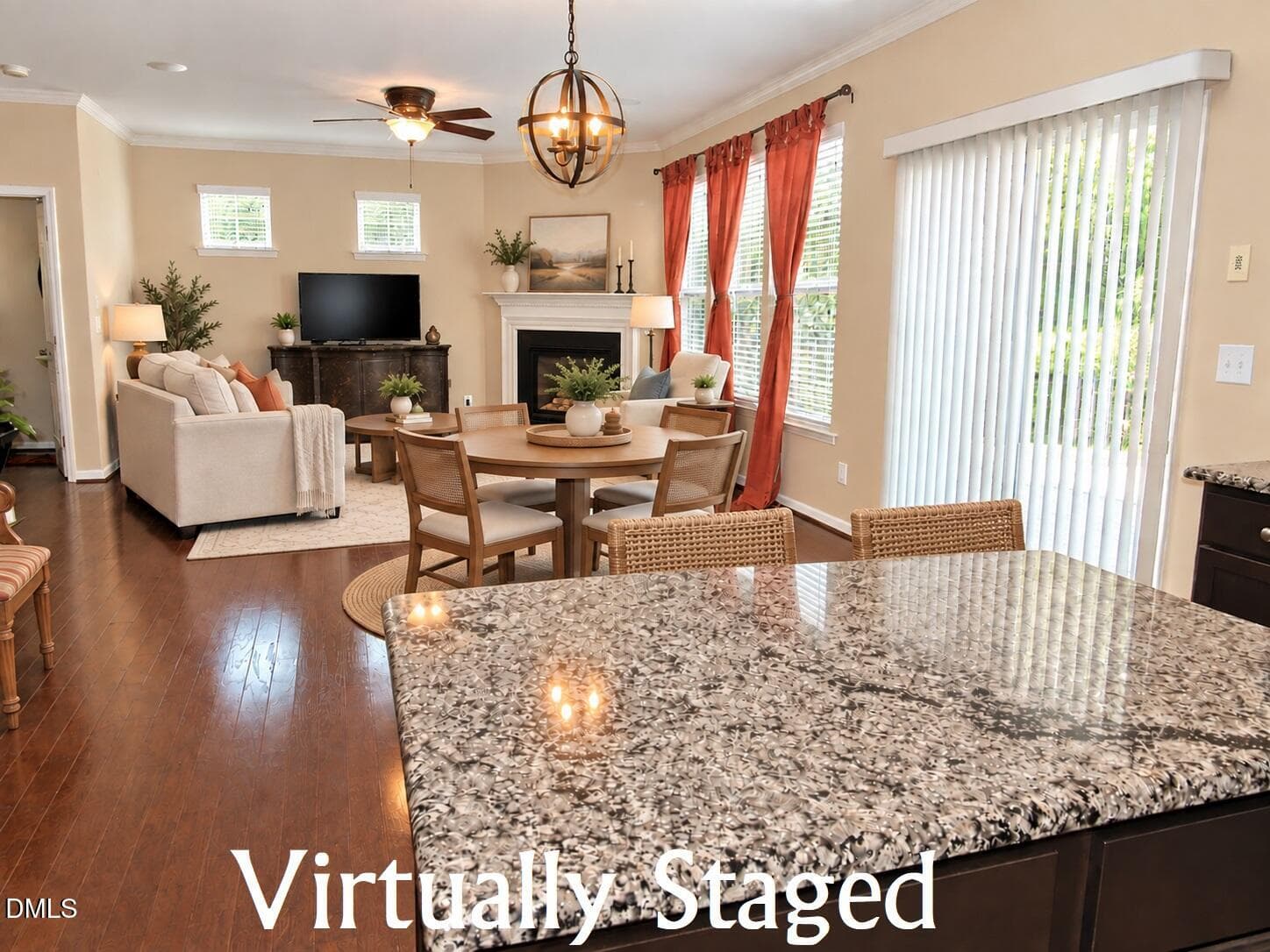 Open area - Virtually staged - 724 Forrest Lane, Creedmoor, NC 27522
