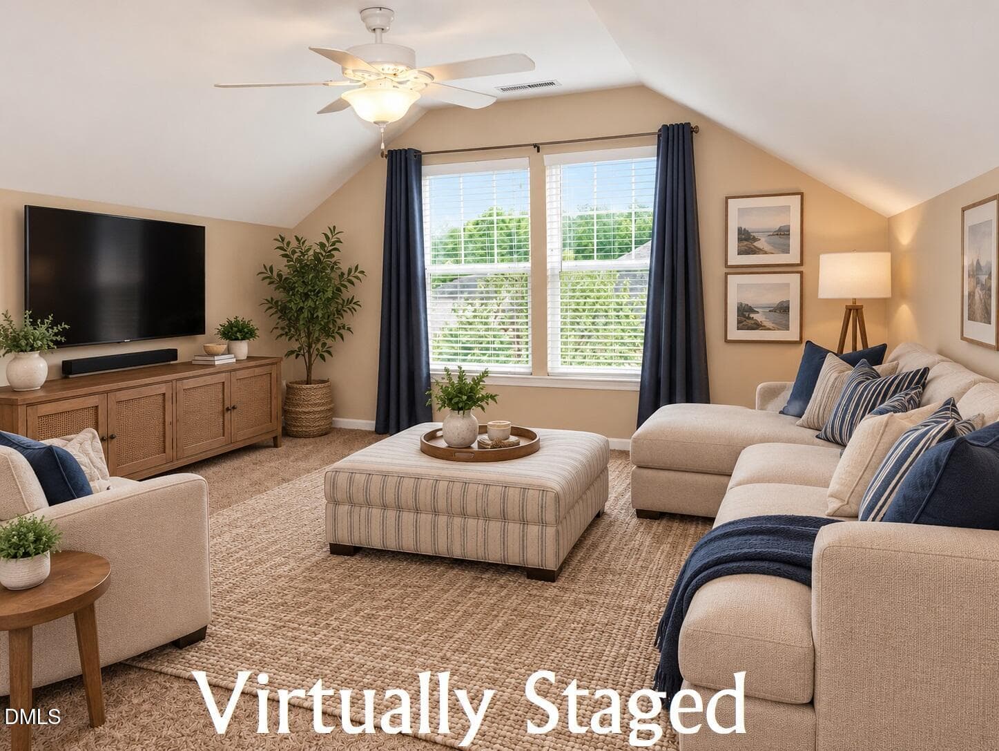Bonus-Rec room - Virtually staged - 724 Forrest Lane, Creedmoor, NC 27522