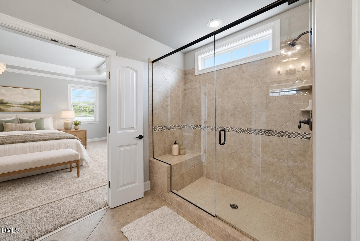 primaryshowerview-vs - 1321 English Cottage Lane, Cary, NC 27518