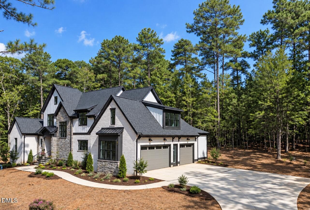 concrete driveway - 35 Big Bear Drive, Pittsboro, NC 27312, Pittsboro