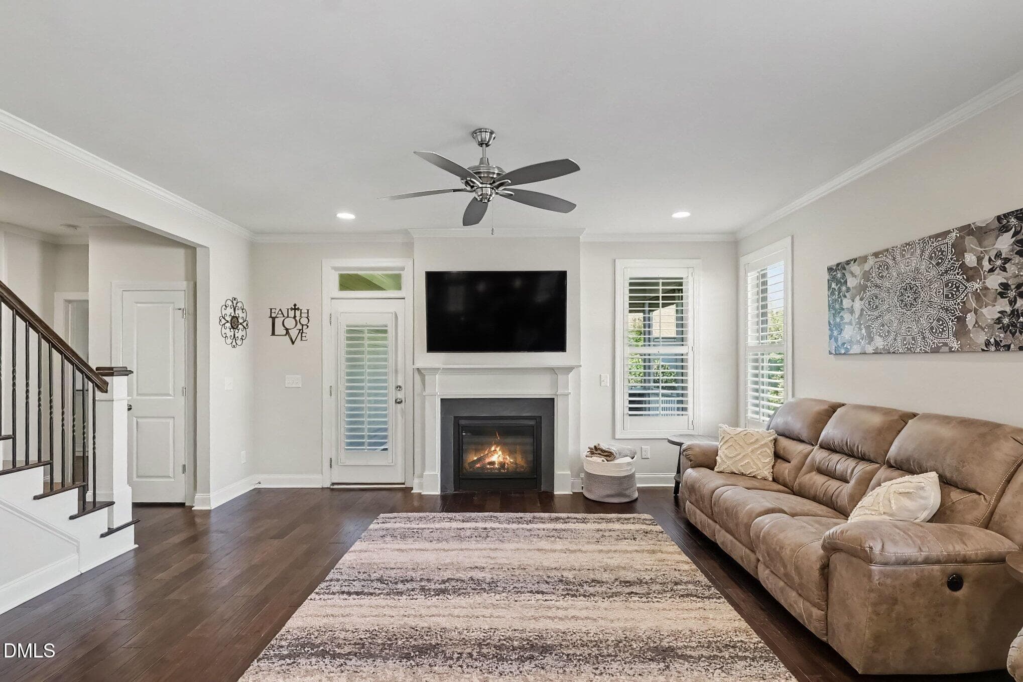 Living Room - 2801 Greenbank Mill Drive, Fuquay Varina, NC 27526, Fuquay Varina