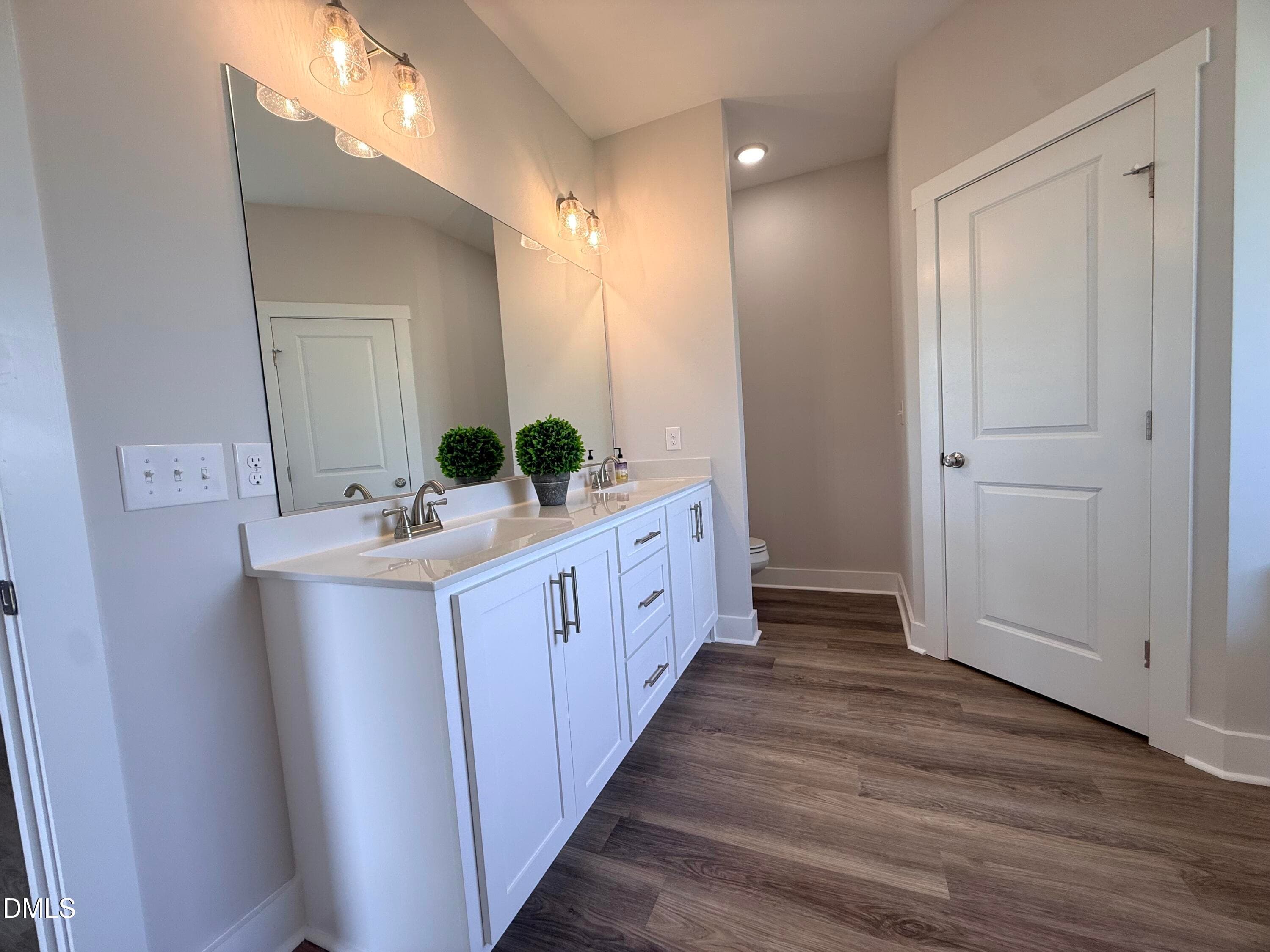 Spacious Dual Vanity - 430 Chic Ennis Road, Coats, NC 27521