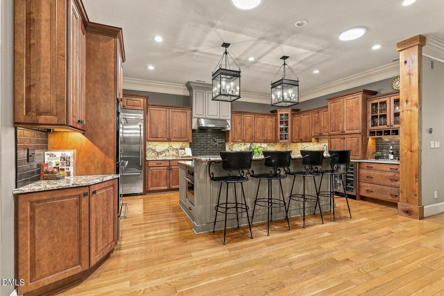 016-120-KitchenBreakfast Bar-1500x1000 - 140 Arabella Court, Cary, NC 27518
