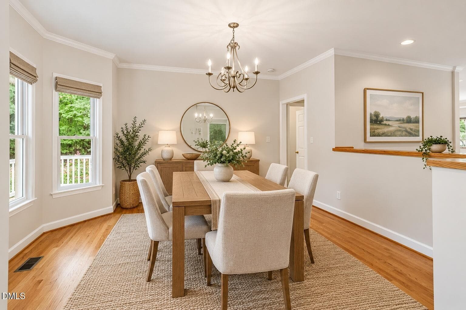 staged_dining_room_horizontal_MLS_a - 3915 Remington Run, Hillsborough, NC 27278, Hillsborough