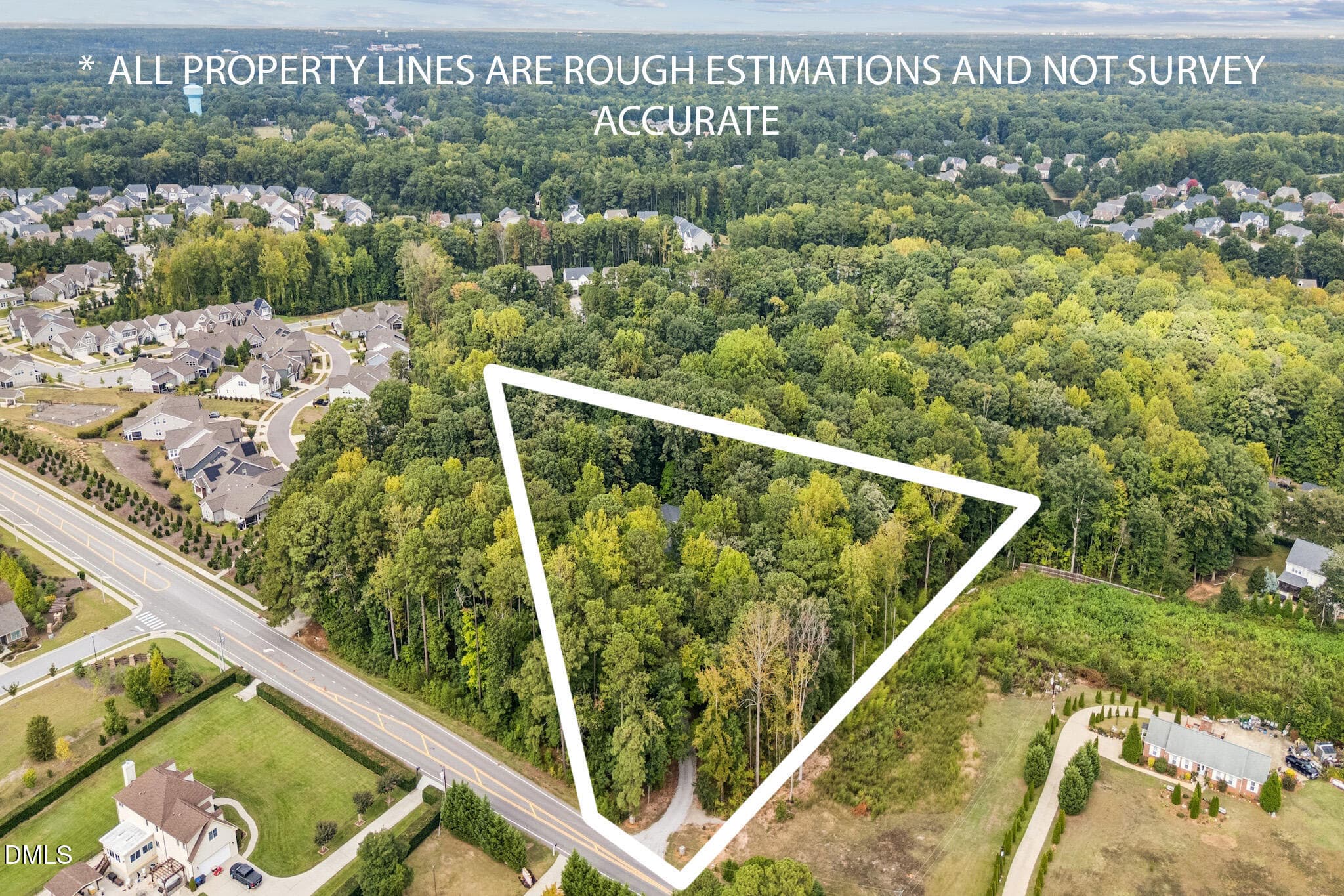 MARKED LINES - 3533 Arthur Pierce Road, Apex, NC 27539, Apex