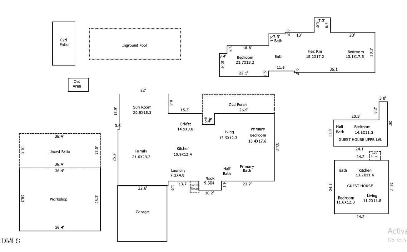 FLOOR PLAN - 3636- A Holly Grove Road, Dunn, NC 28334