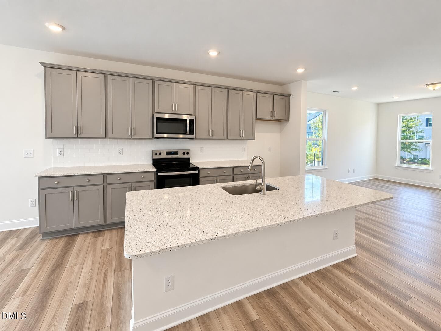 Kitchen with Quartz kitchen island - 532 Traditions Grande Boulevard, Wake Forest, NC 27587