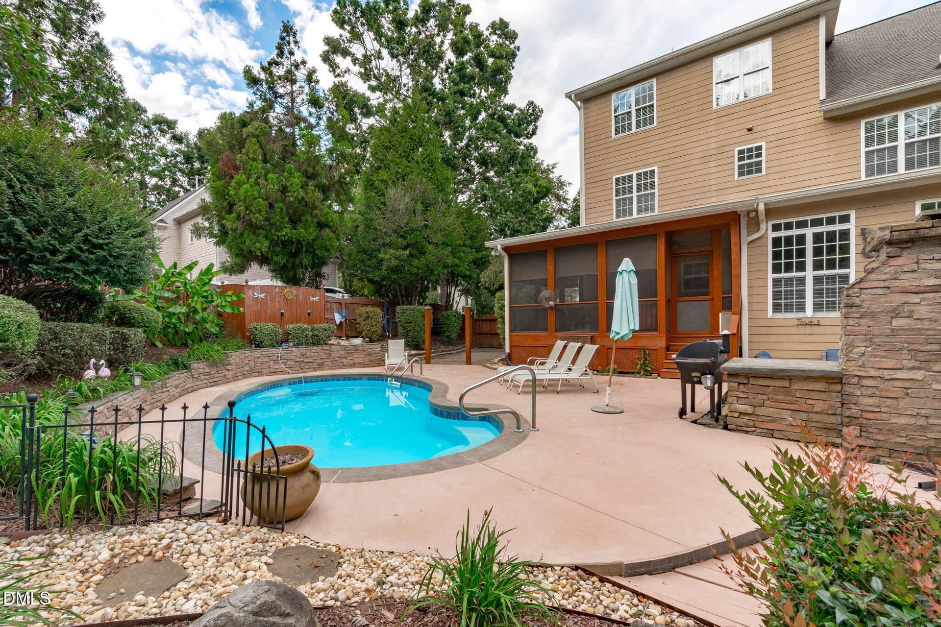 Pool - 2616 Dun Loring Drive, Wake Forest, NC 27587