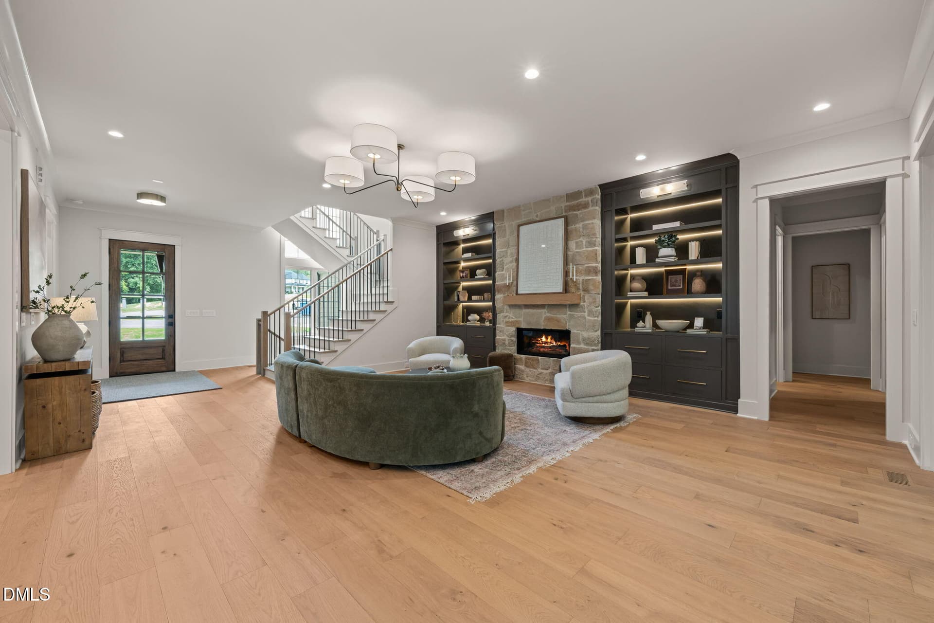 Family Room with Fireplace - 1725 Legacy Ridge Lane, Wake Forest, NC 27587