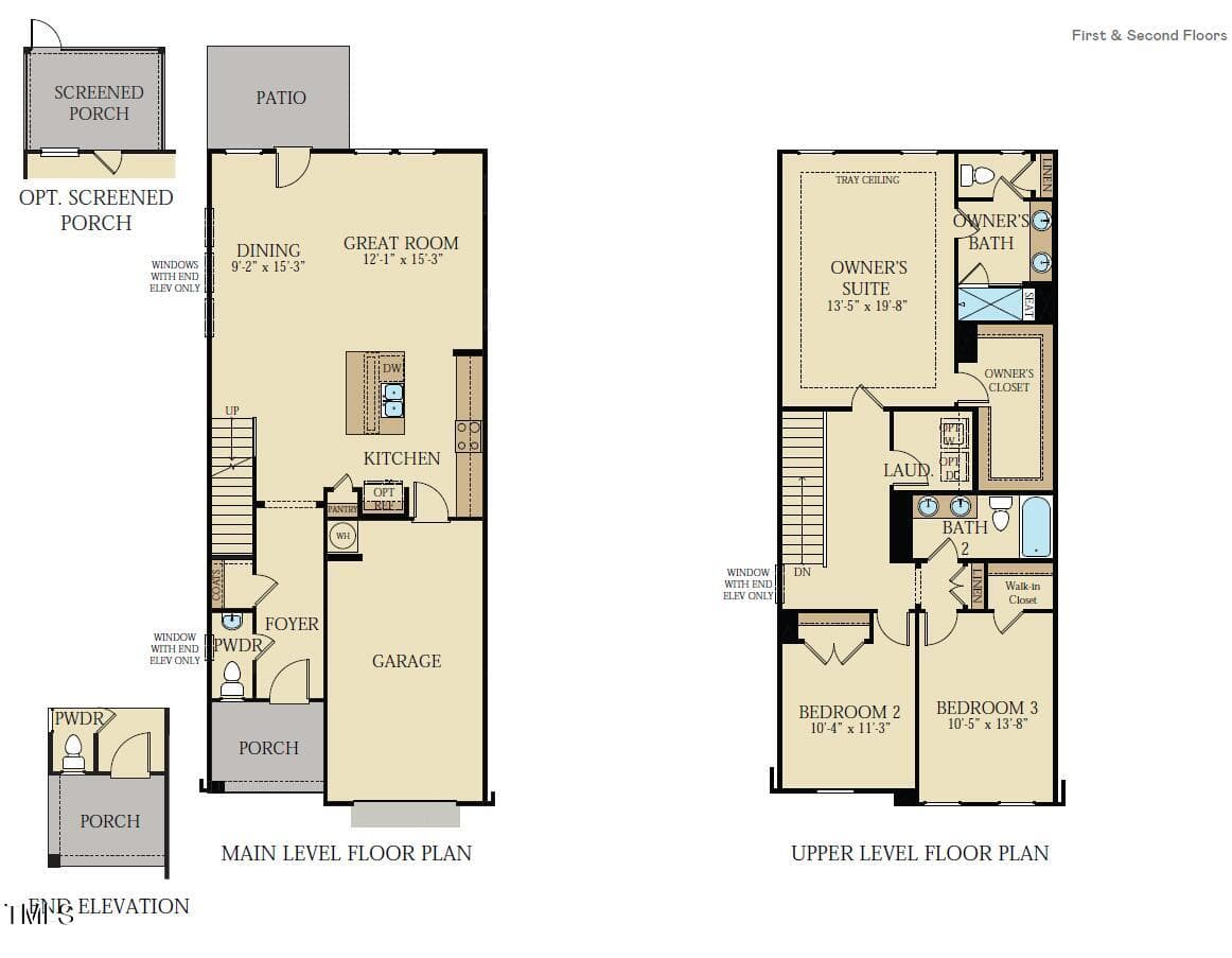 Carson Floorplan - 214 Carolina Springs Boulevard, Apex, NC 27539