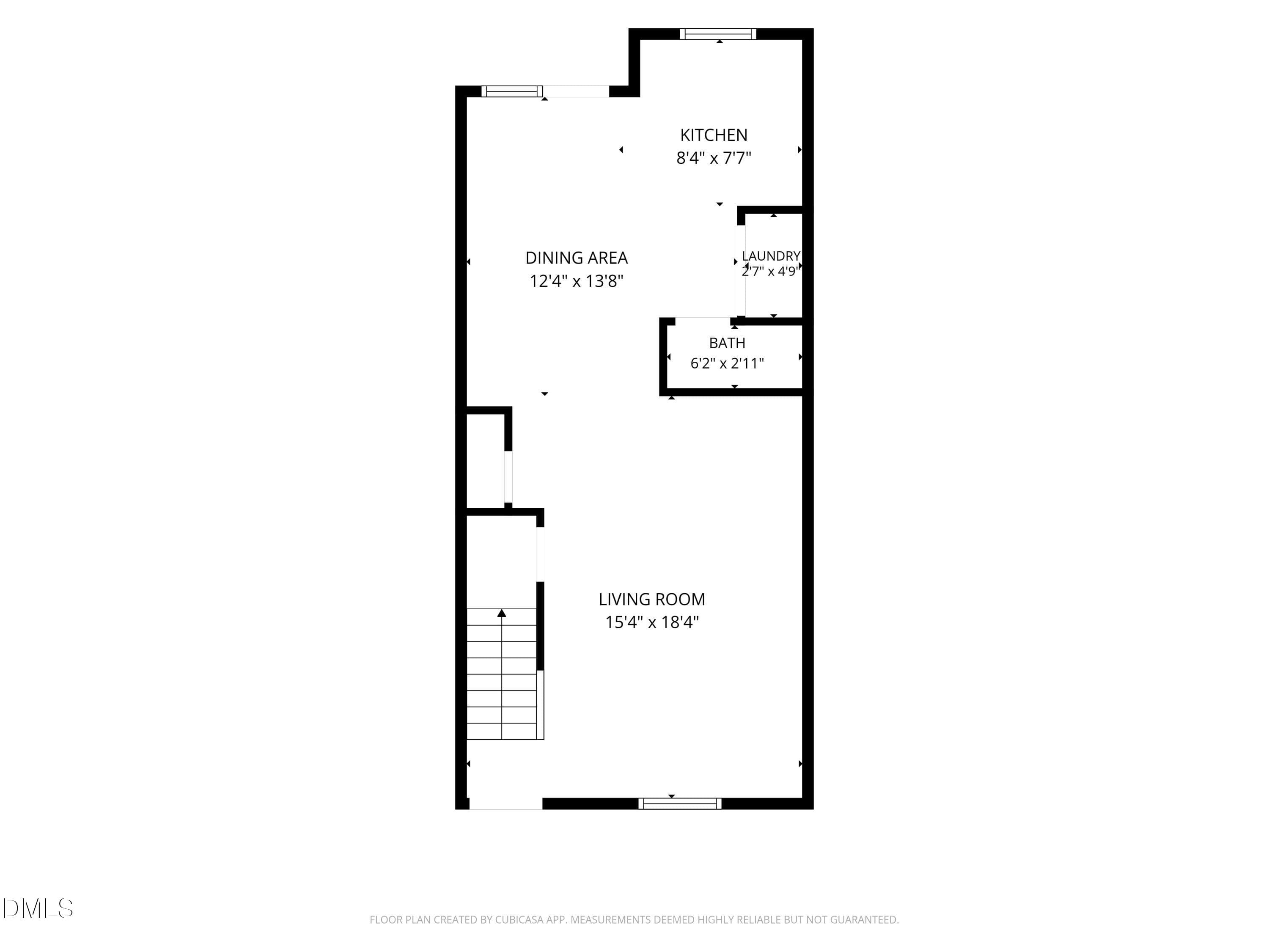 Floor Plan 1st Floor - 4703 Blue Bird Court F, Raleigh, NC 27606, Raleigh