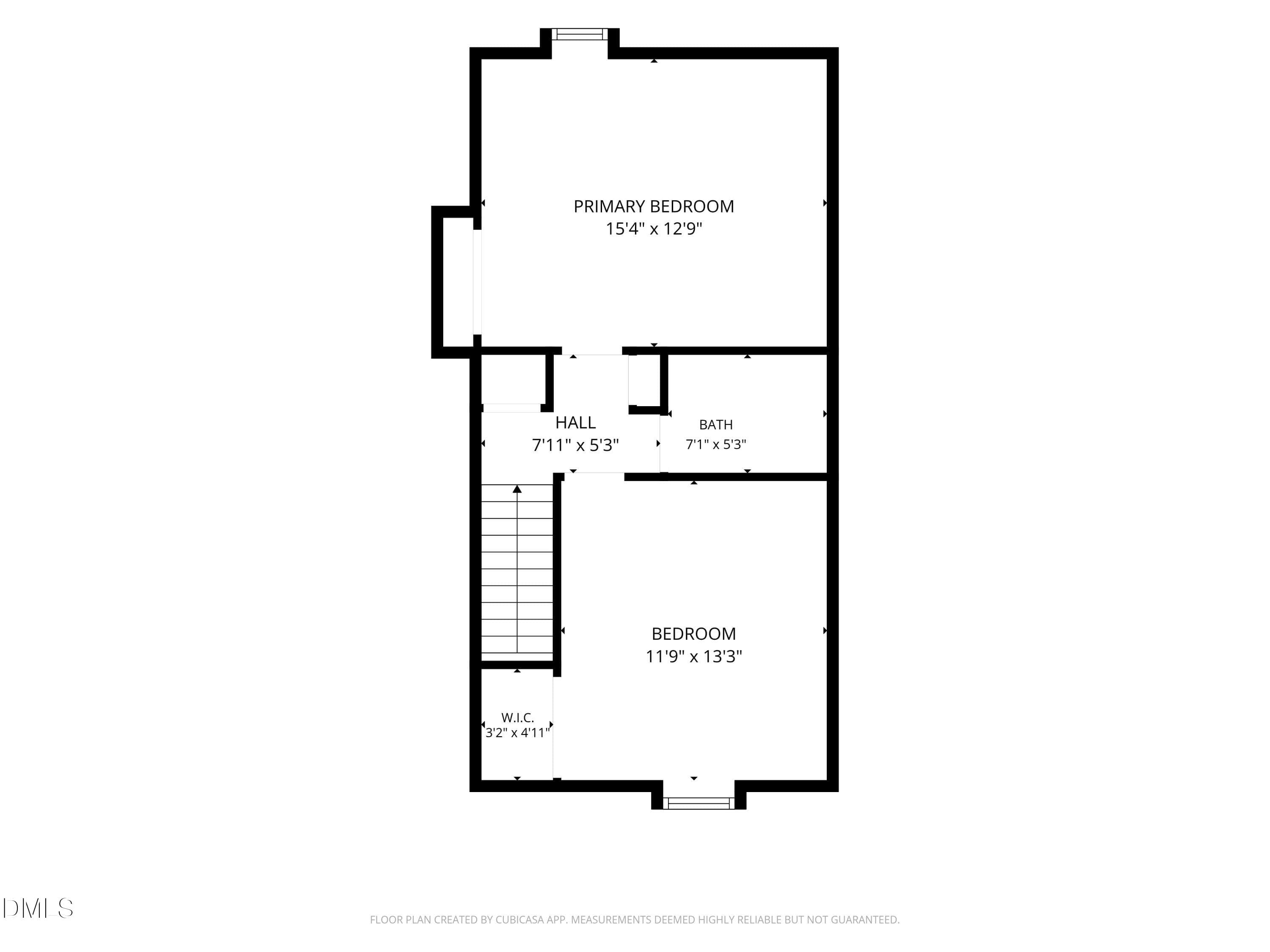 Floor Plan 2nd Floor - 4703 Blue Bird Court F, Raleigh, NC 27606, Raleigh