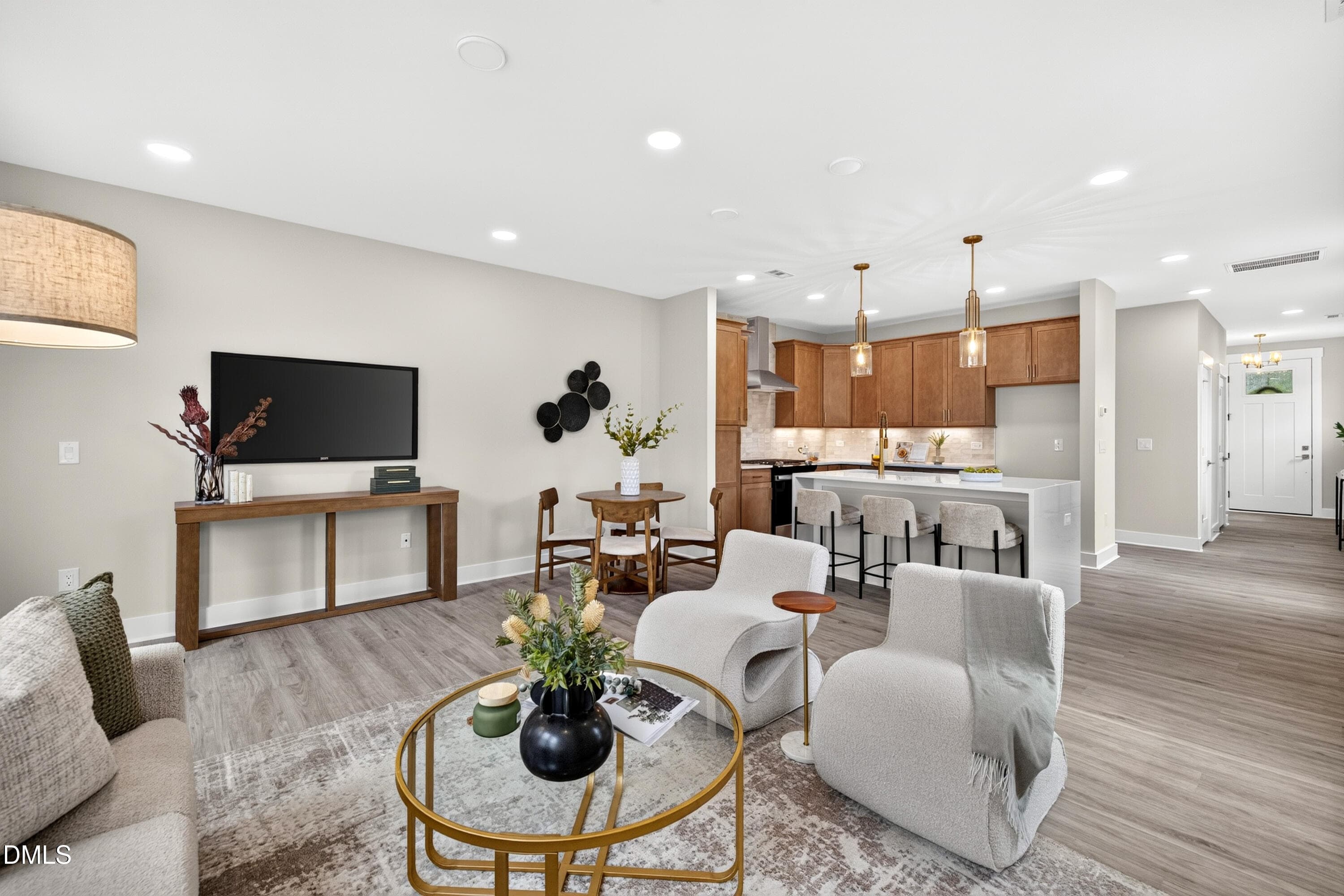 Open Concept Living Area (Model Home) - 630 Cable Court, Apex, NC 27523