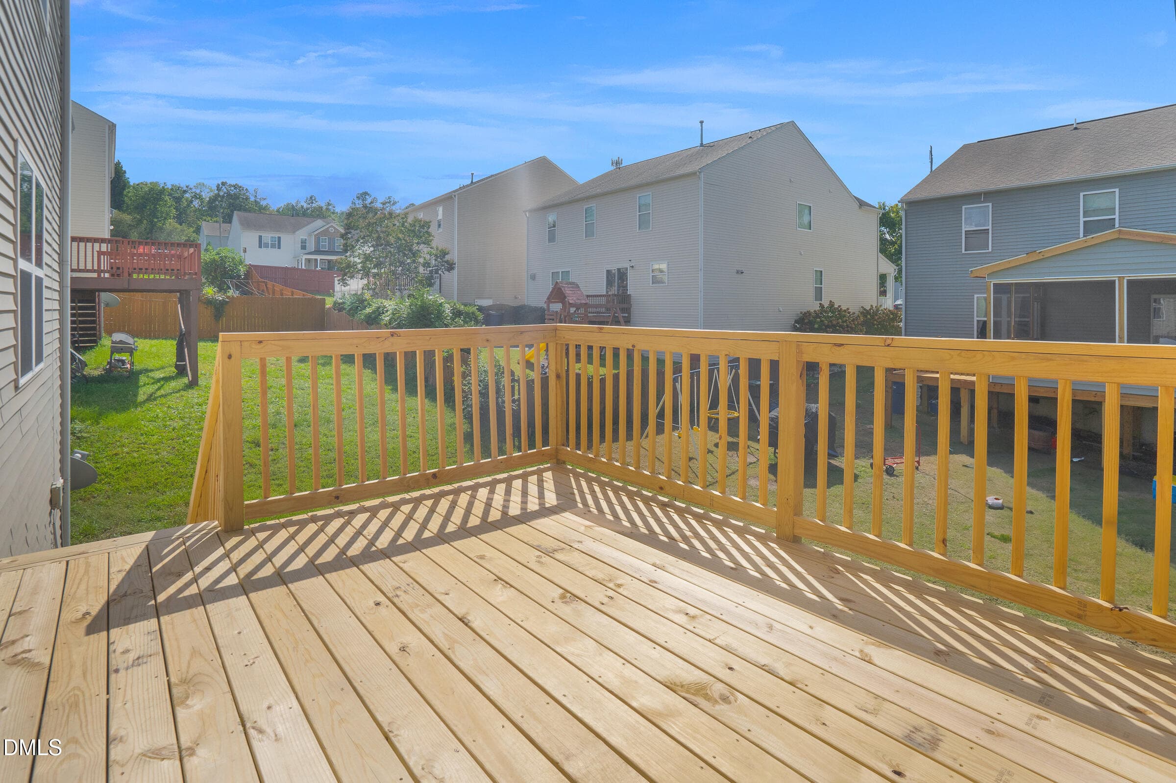 Outdoor deck - 3723 Charleston Park Drive, Raleigh, NC 27604