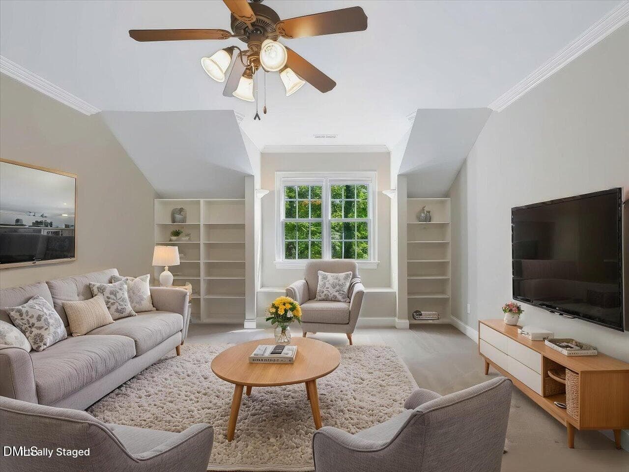 73-Virtually Staged as a Family Room - 815 Running Brook Trail, Raleigh, NC 27609