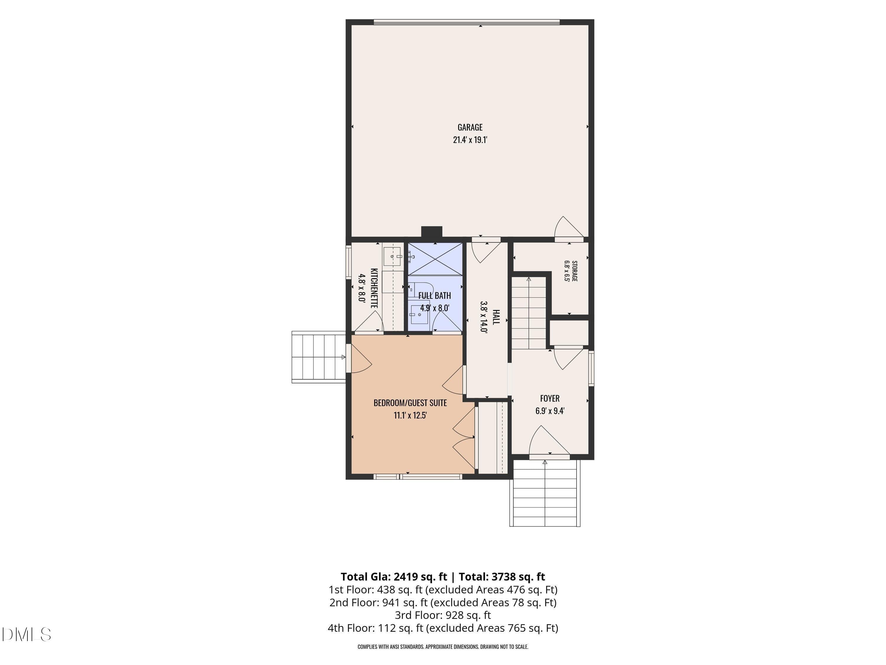 1st FLOOR - 801 N Roxboro Street, Durham, NC 27701